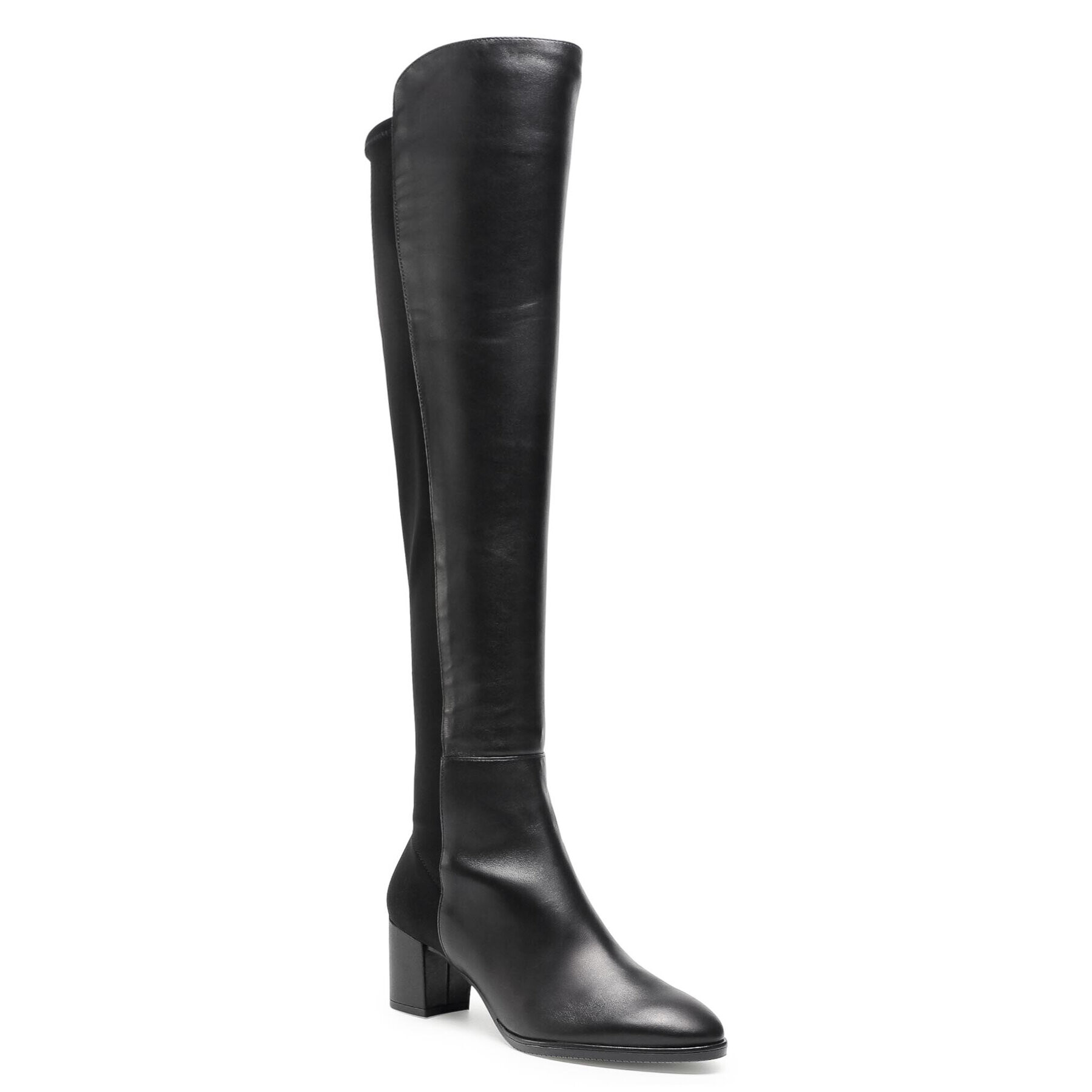 Stuart Weitzman Ботуши Harper 60 S0103 Черен - Pepit.bg