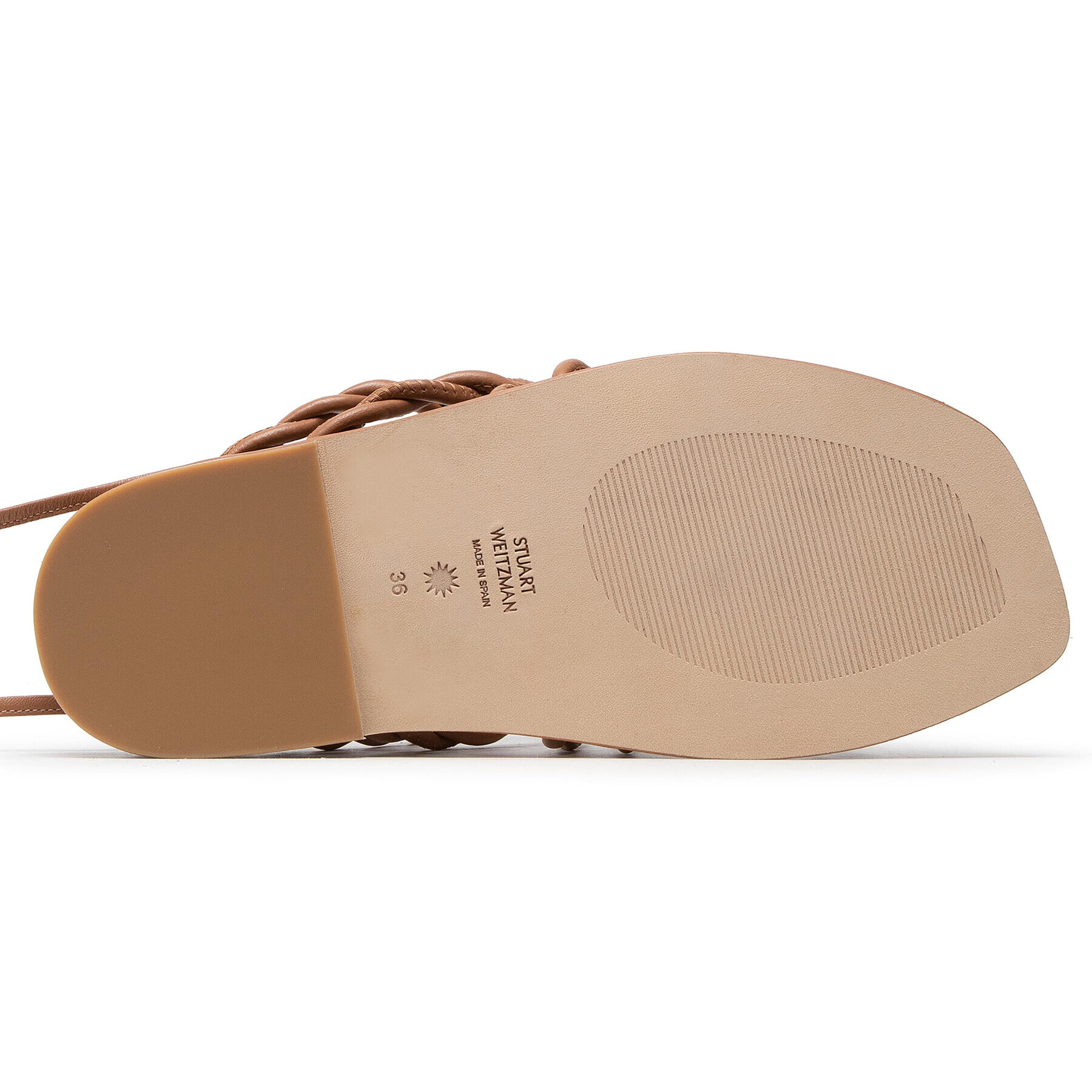 Stuart Weitzman Сандали Calypso Lace-Up S0998 Кафяв - Pepit.bg