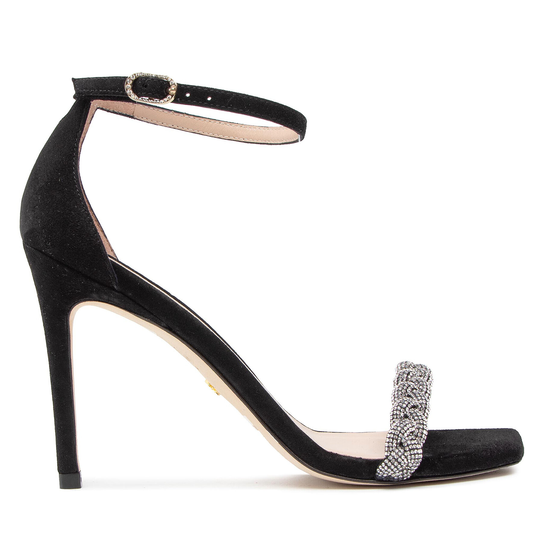 Stuart Weitzman Сандали Nudistcurve100Hishin S7055 Черен - Pepit.bg