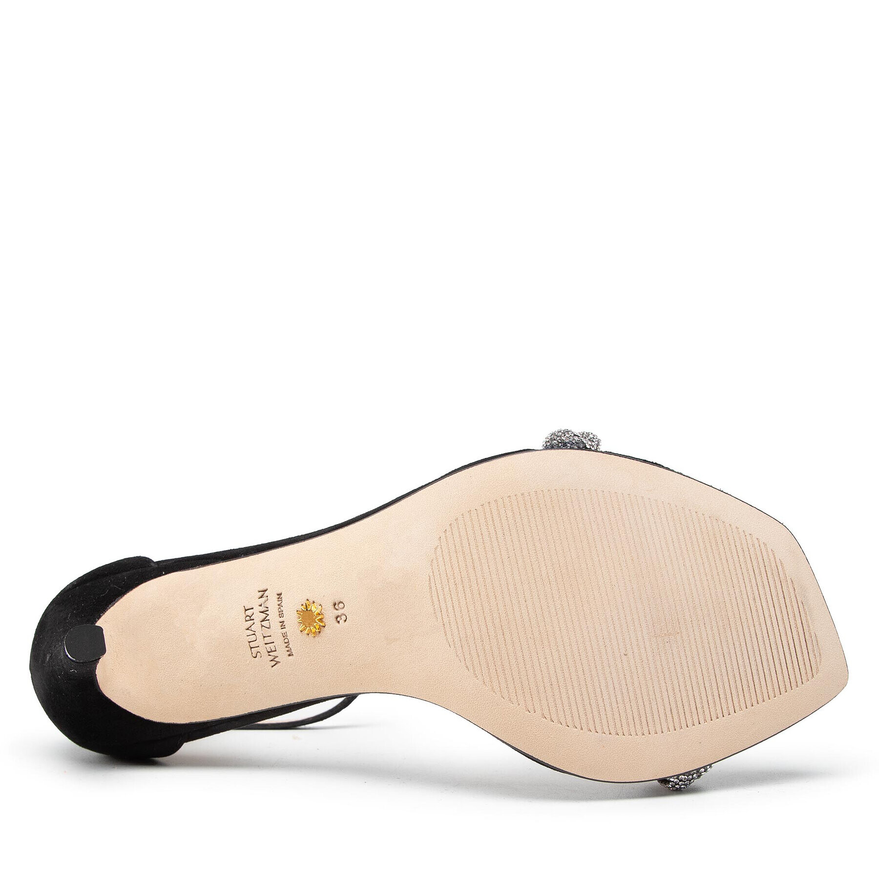 Stuart Weitzman Сандали Nudistcurve100Hishin S7055 Черен - Pepit.bg