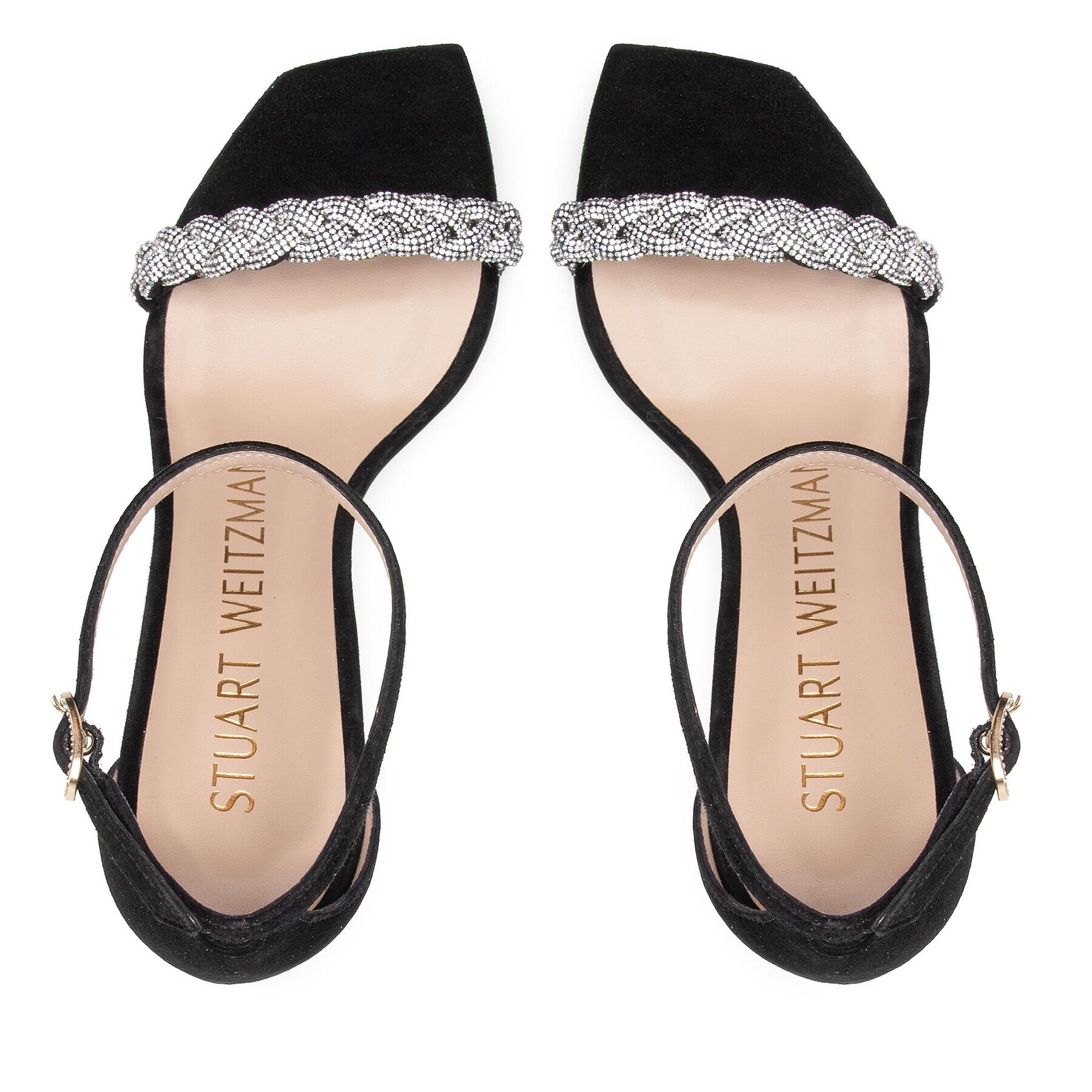 Stuart Weitzman Сандали Nudistcurve100Hishin S7055 Черен - Pepit.bg