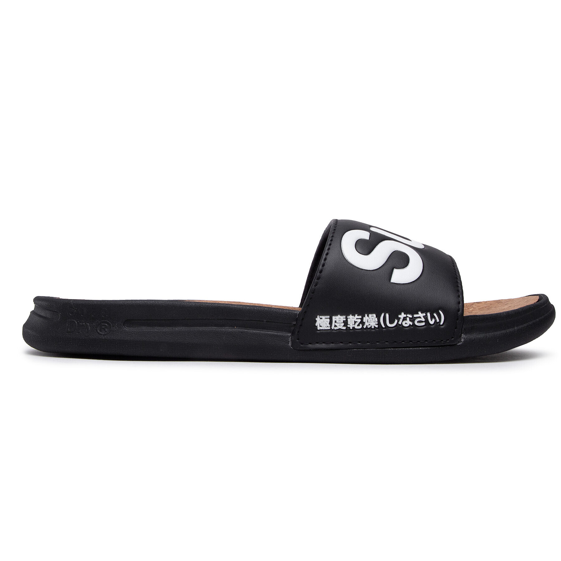 Superdry Чехли Cork Crewe Slide MF310130A Черен - Pepit.bg