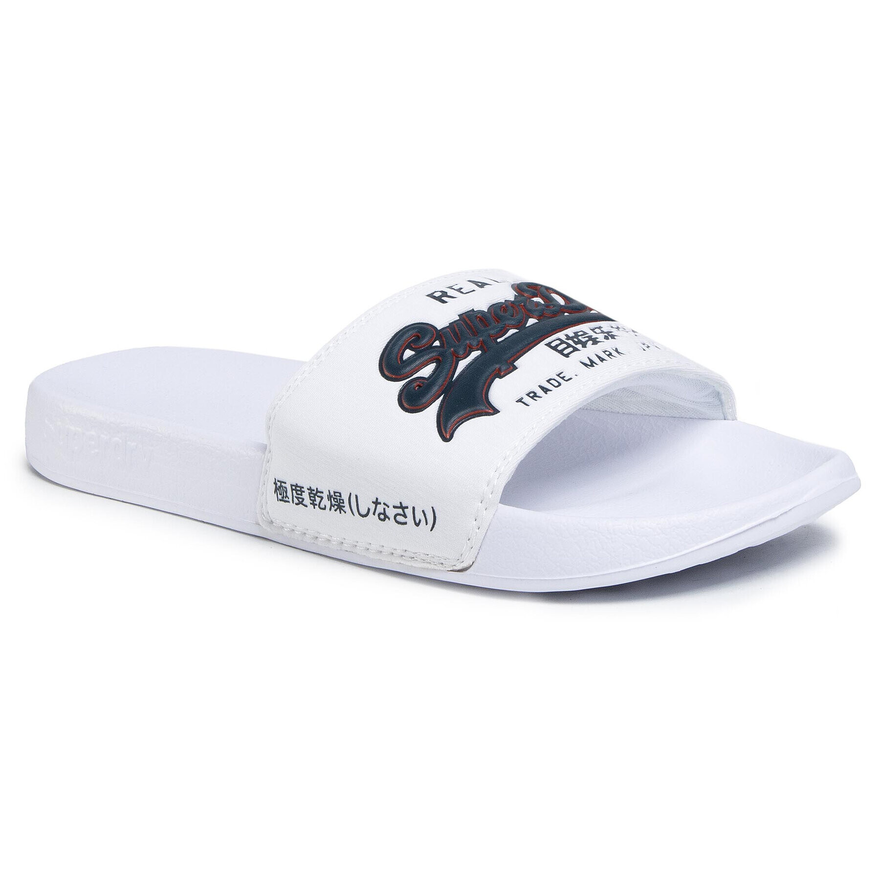 Superdry Чехли Vintage Logo Pool Slide MF310006A Бял - Pepit.bg