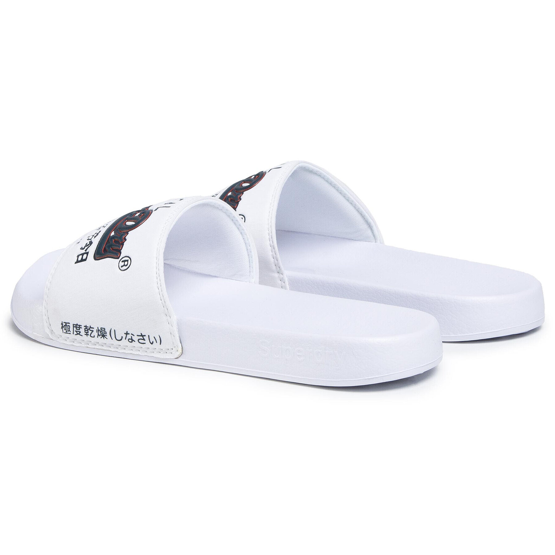 Superdry Чехли Vintage Logo Pool Slide MF310006A Бял - Pepit.bg