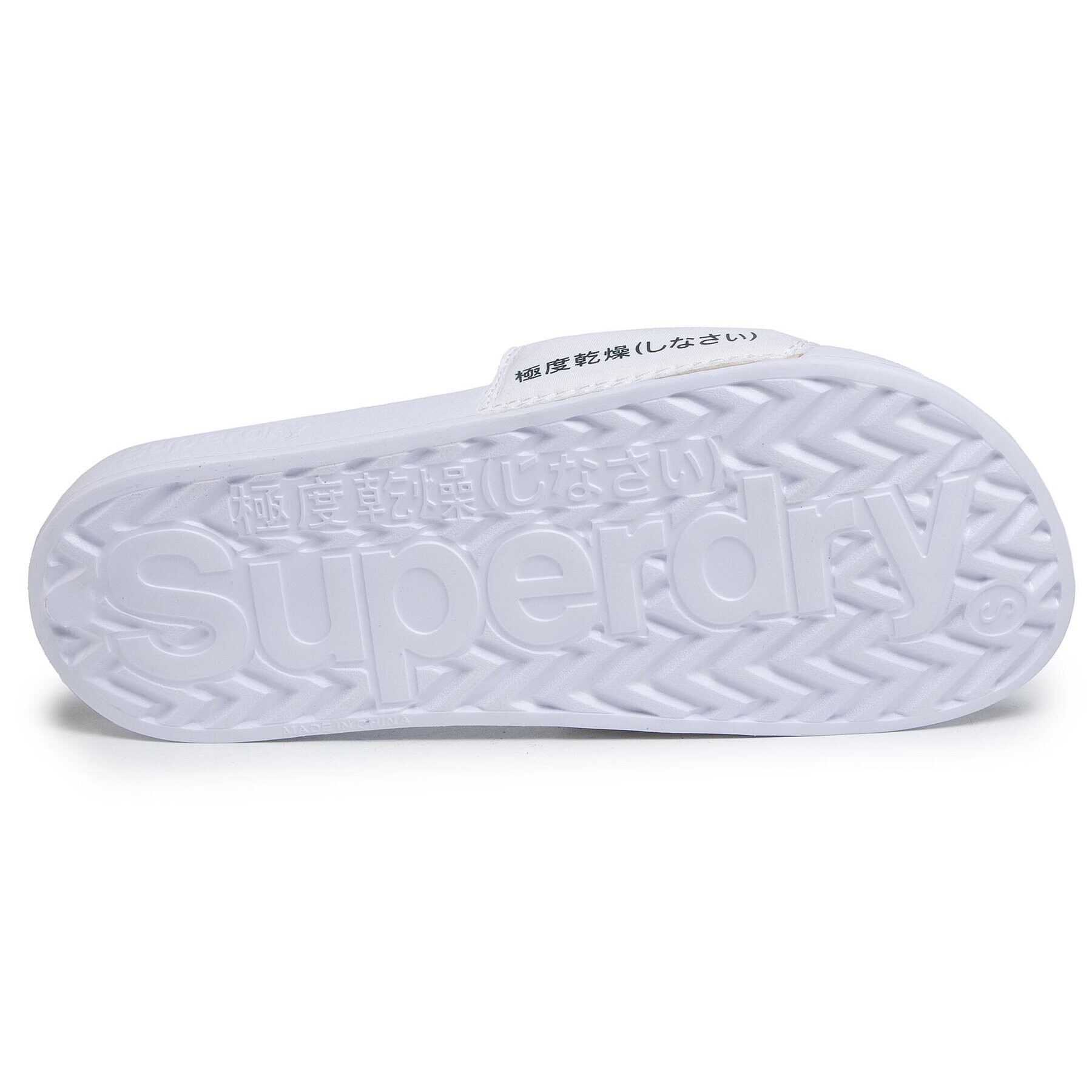 Superdry Чехли Vintage Logo Pool Slide MF310006A Бял - Pepit.bg