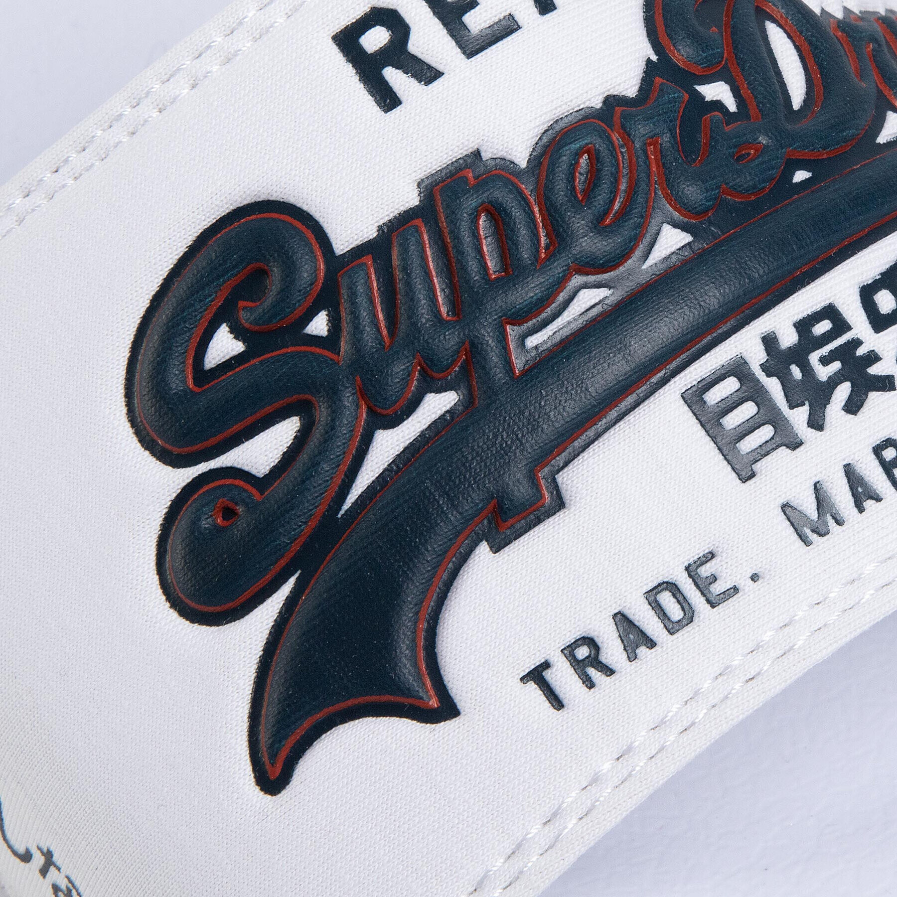 Superdry Чехли Vintage Logo Pool Slide MF310006A Бял - Pepit.bg