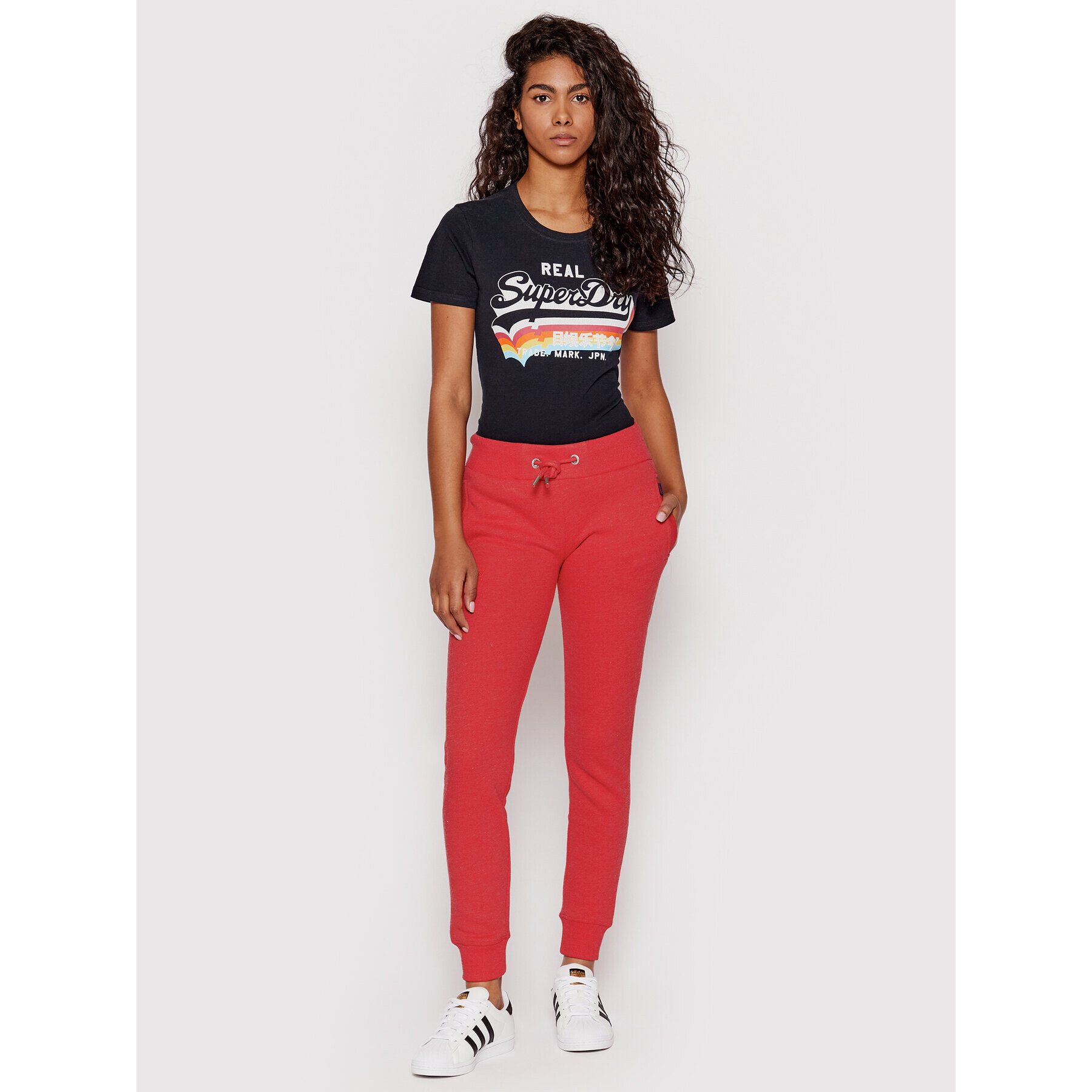 Superdry Долнище анцуг Vintage Logo W7010567A Червен Regular Fit - Pepit.bg