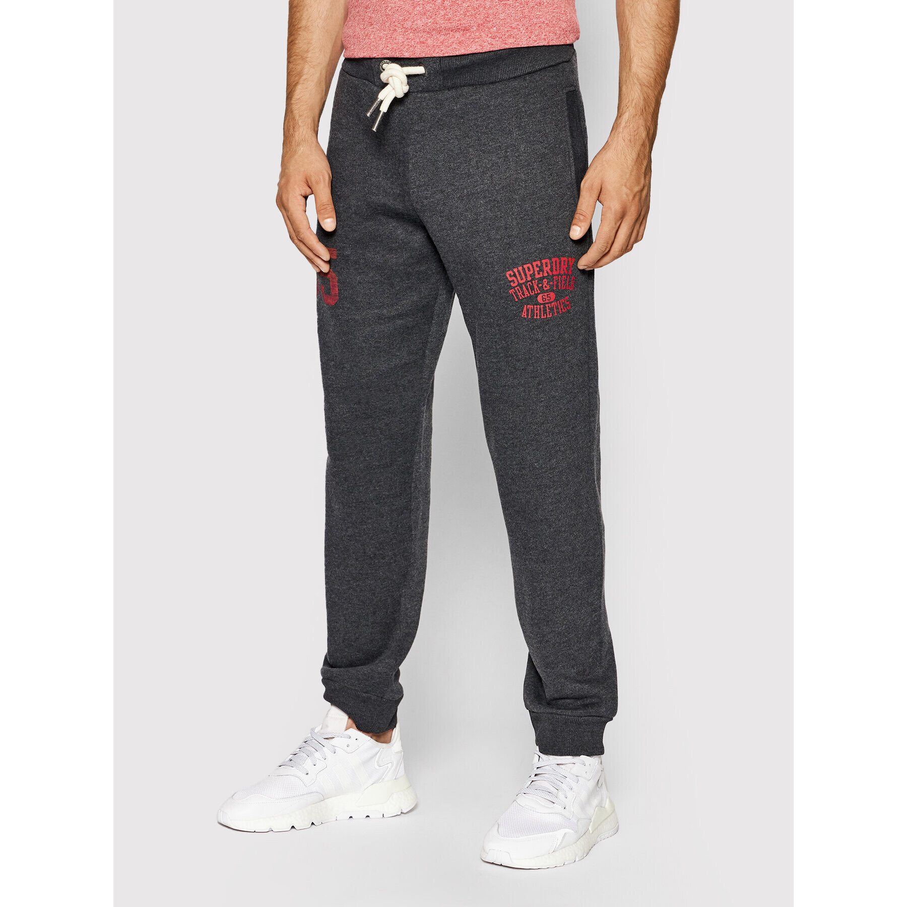 Superdry Долнище анцуг Jogger M7010674A Сив Regular Fit - Pepit.bg