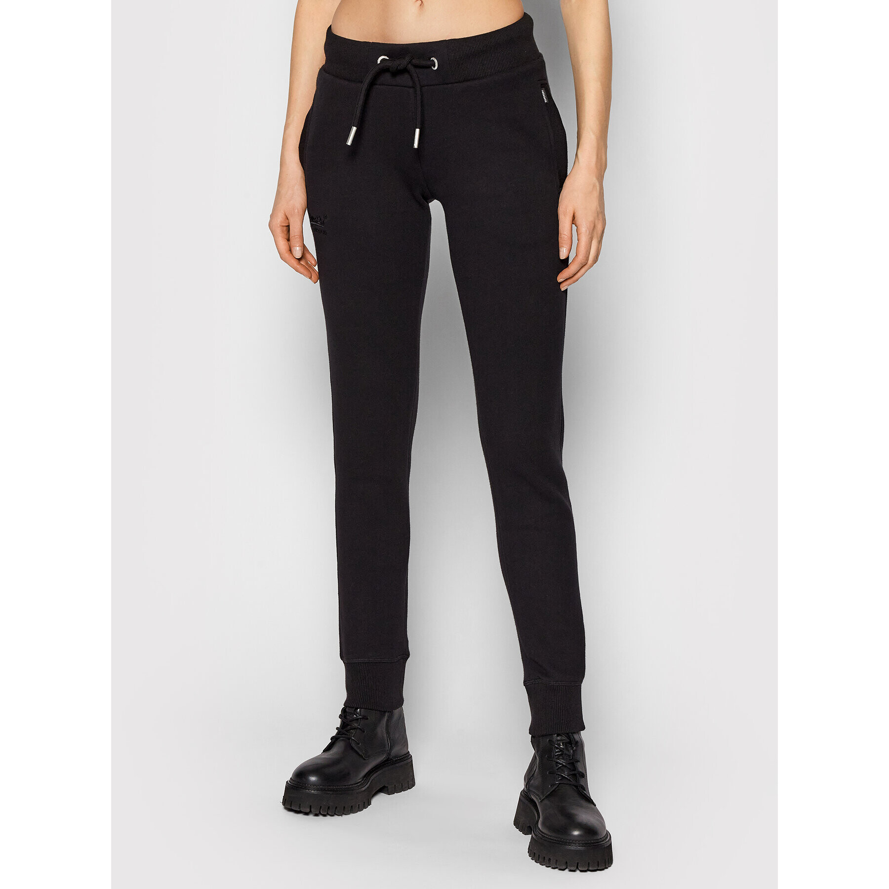 Superdry Долнище анцуг Vintage Logo W7010713A Черен Slim Fit - Pepit.bg