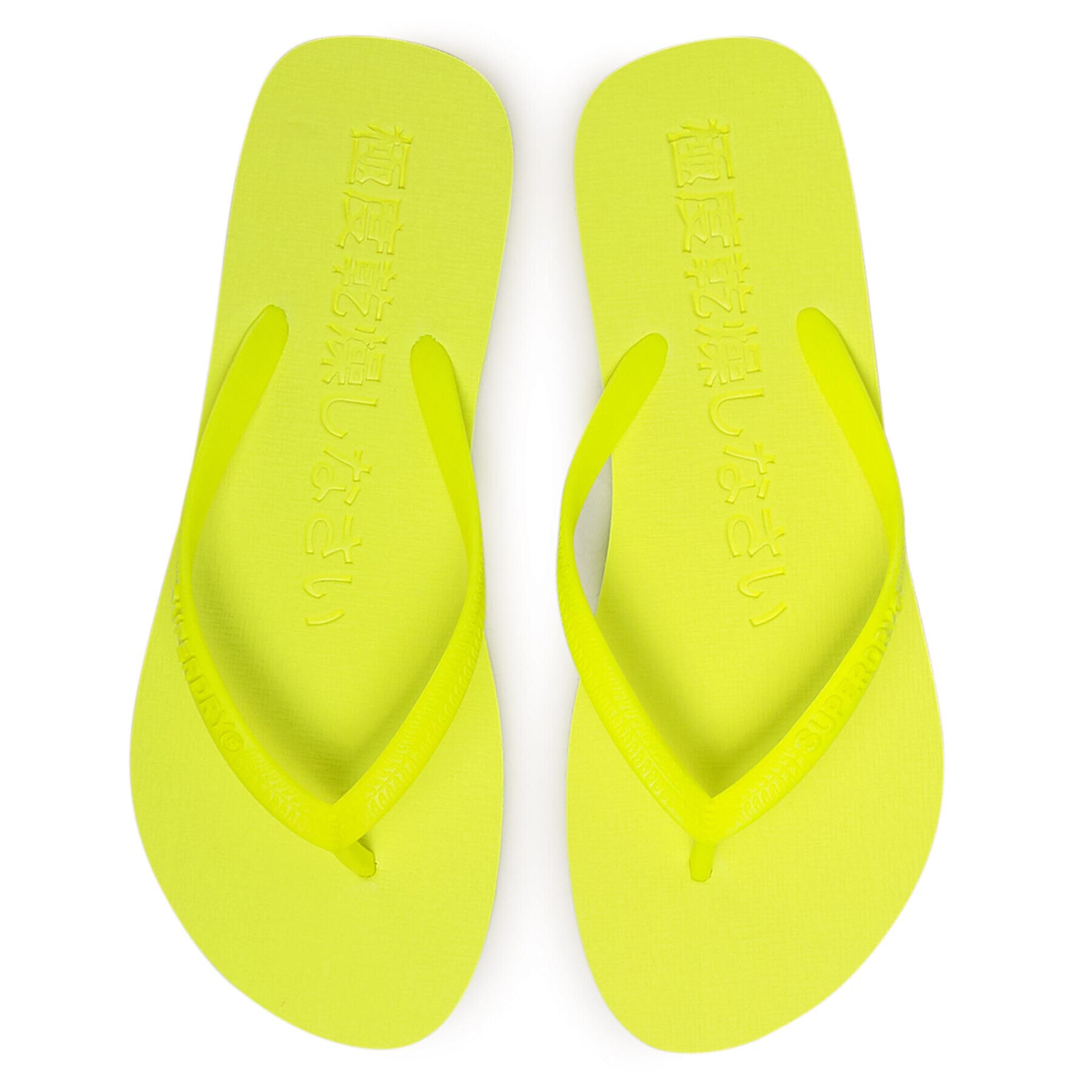 Superdry Джапанки Super Sleek Fluro Flip Flop WF310008A Жълт - Pepit.bg