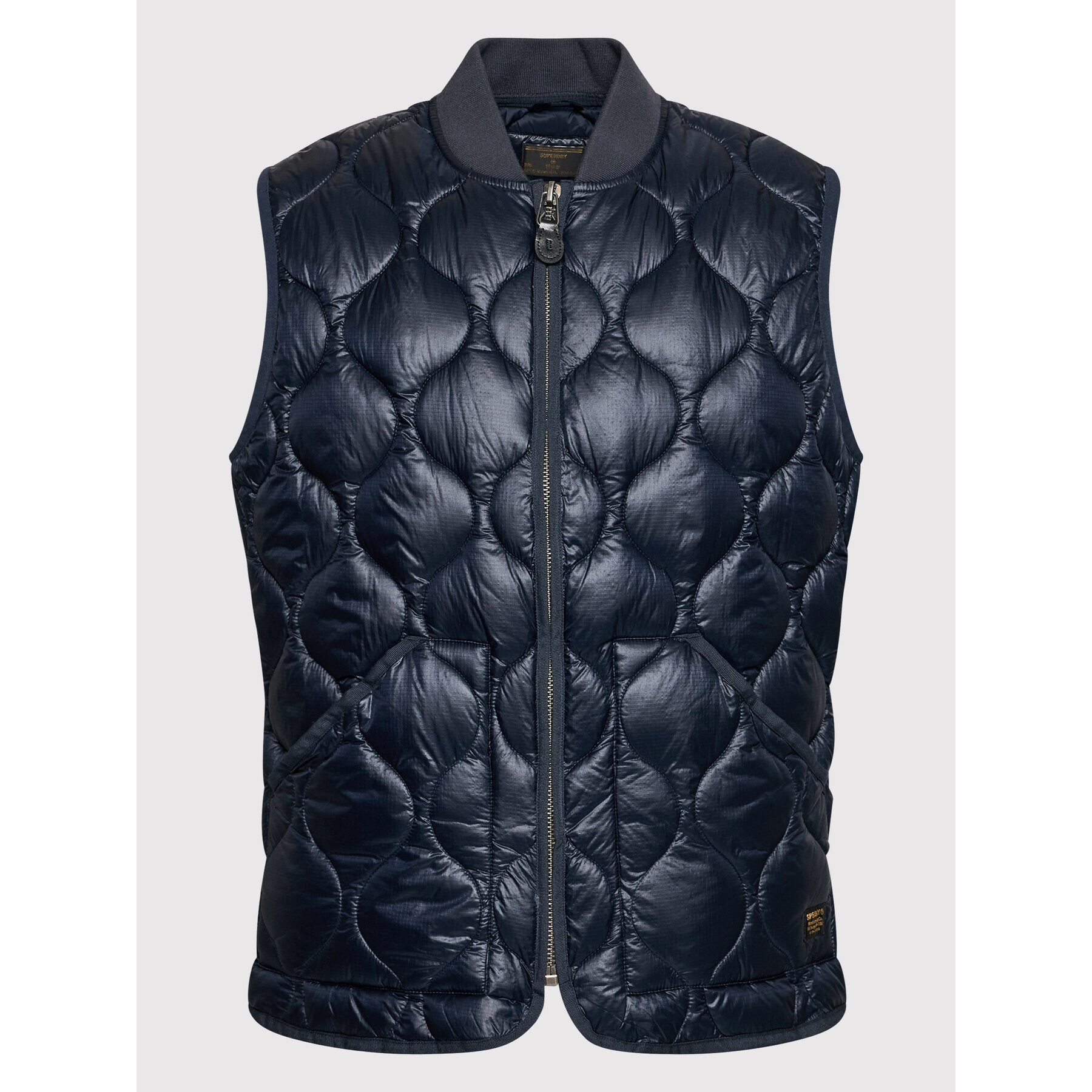 Superdry Елек Liner Gilet M5011268A Тъмносин Regular Fit - Pepit.bg