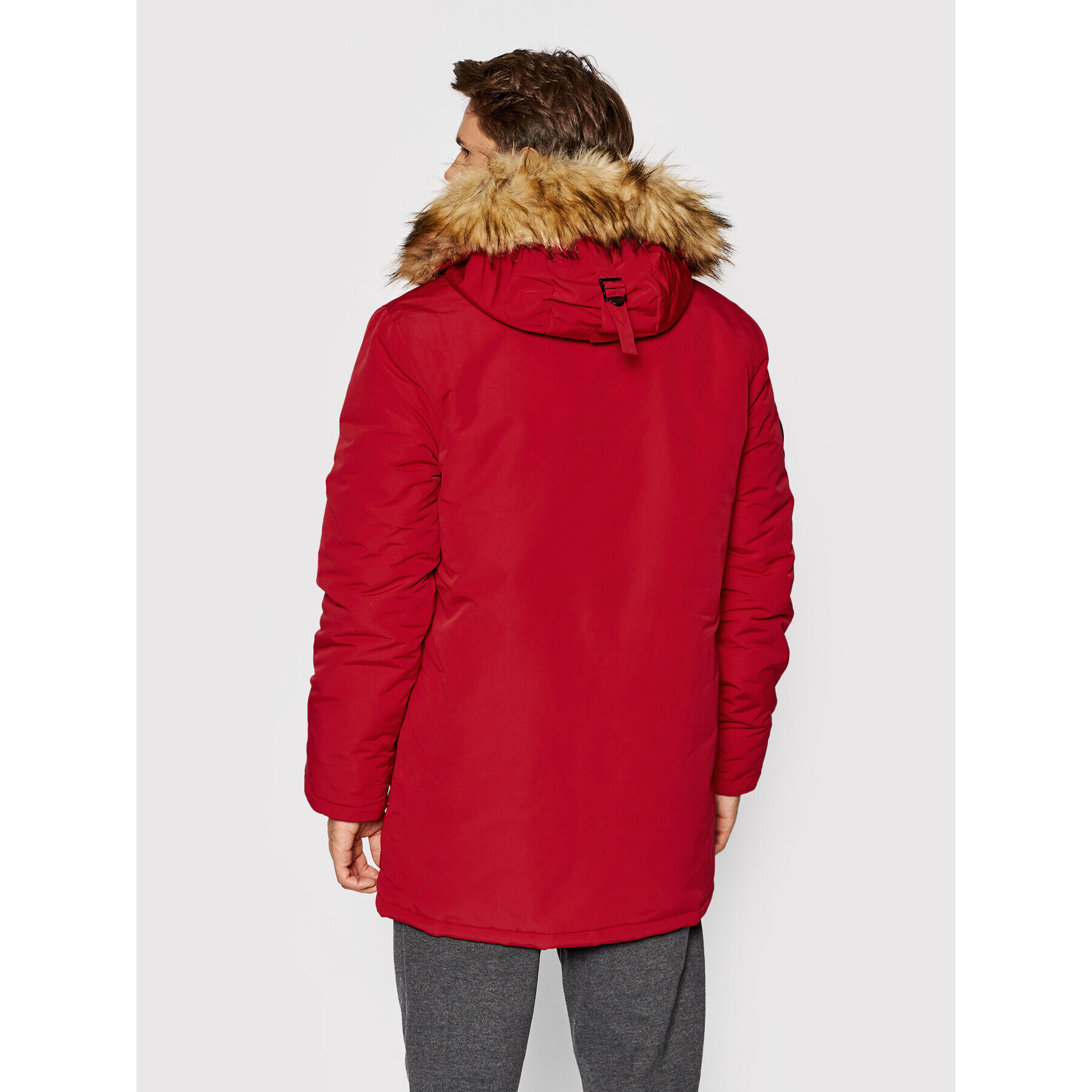 Superdry Парка Everest M5011192A Червен Regular Fit - Pepit.bg