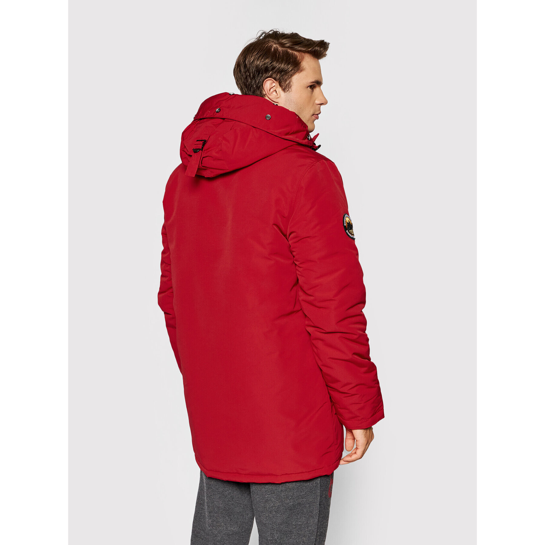 Superdry Парка Everest M5011192A Червен Regular Fit - Pepit.bg