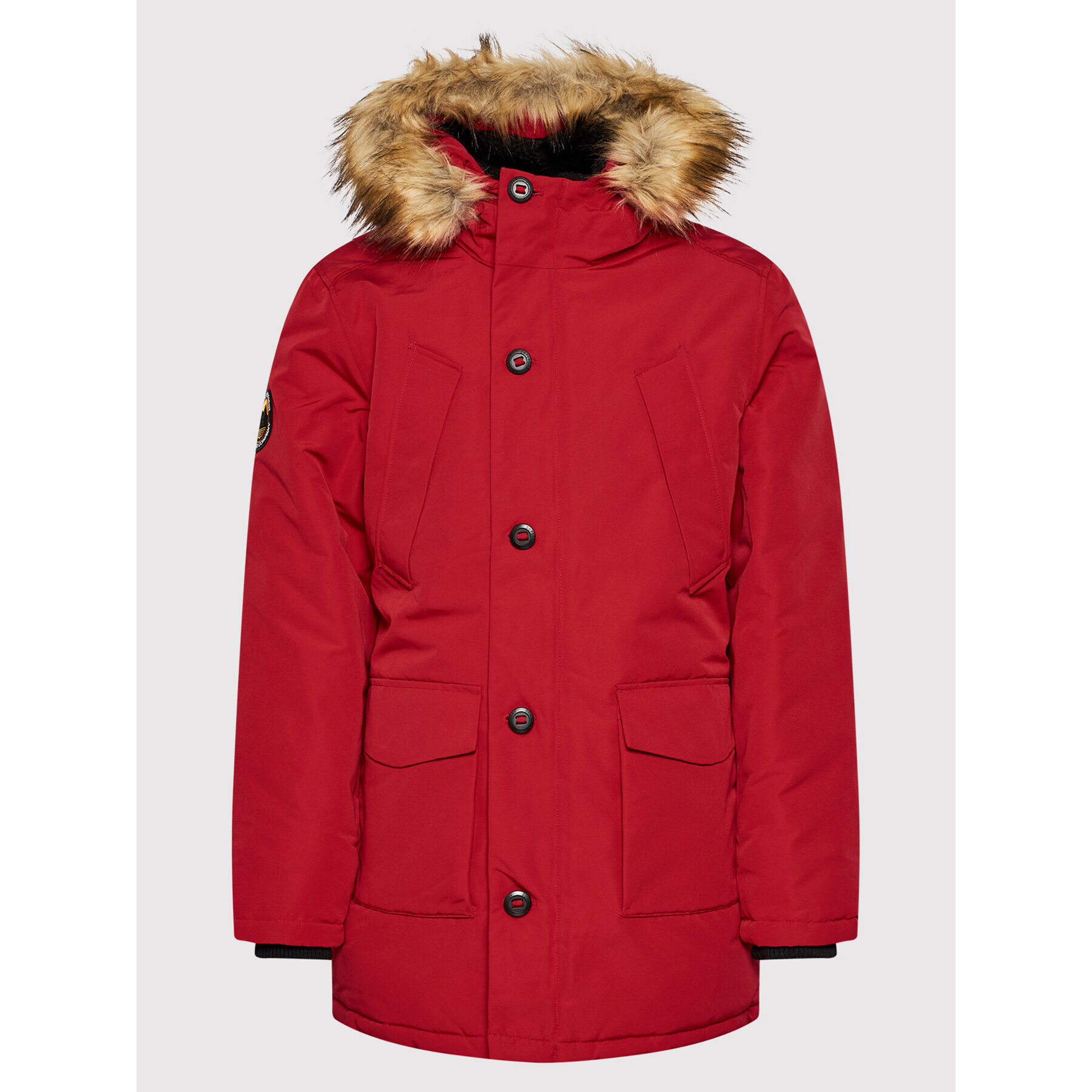 Superdry Парка Everest M5011192A Червен Regular Fit - Pepit.bg