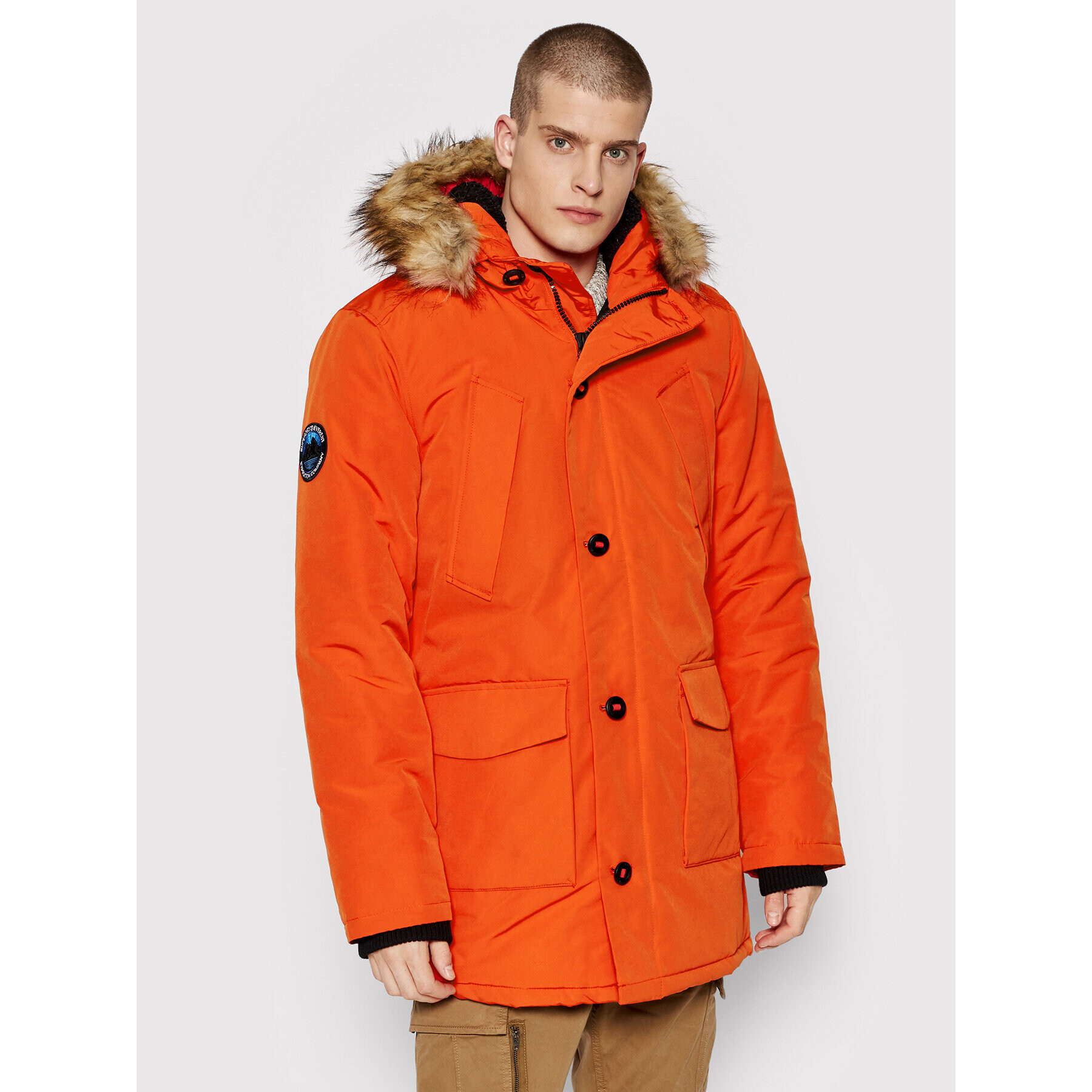 Superdry Парка Everest M5011192A Оранжев Regular Fit - Pepit.bg