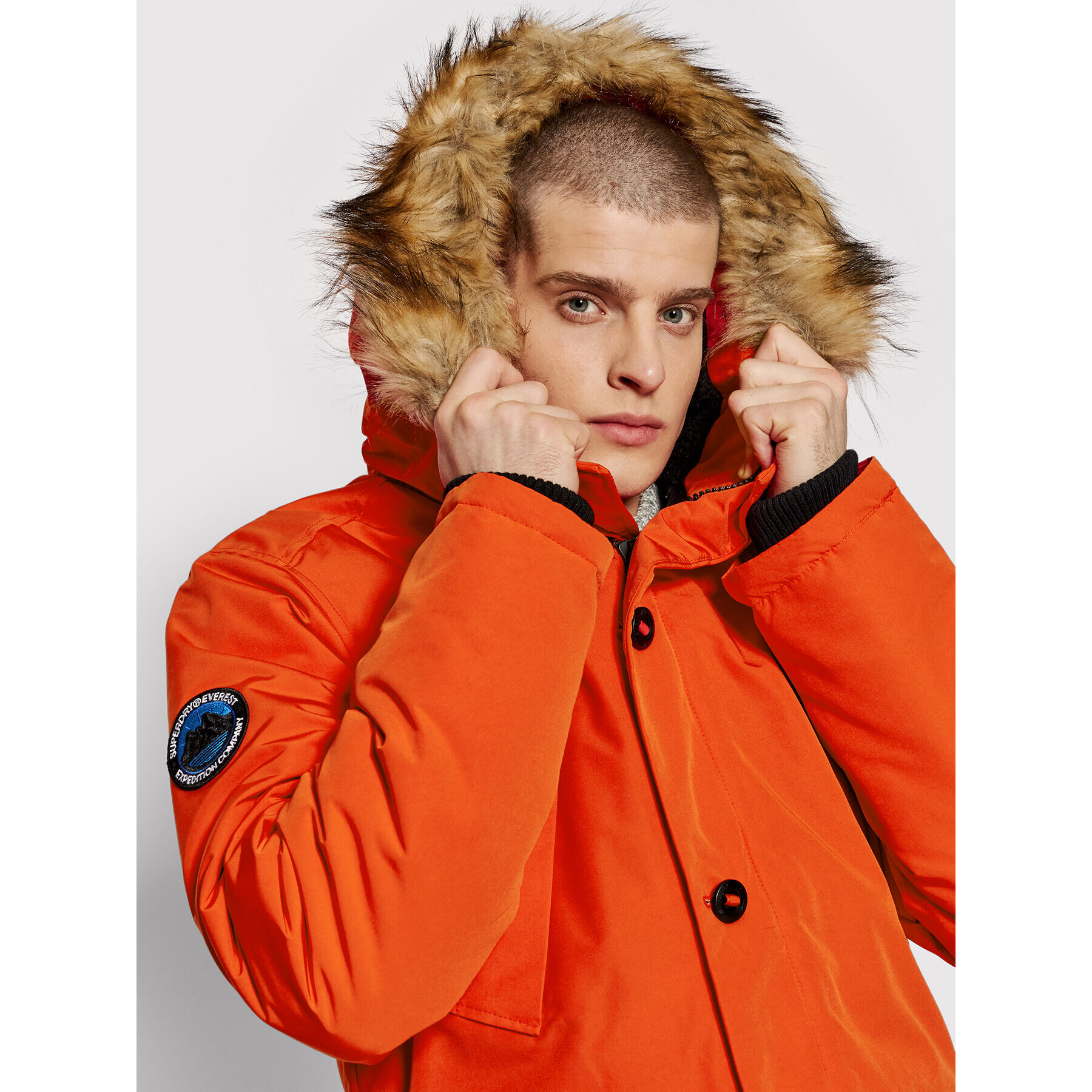 Superdry Парка Everest M5011192A Оранжев Regular Fit - Pepit.bg