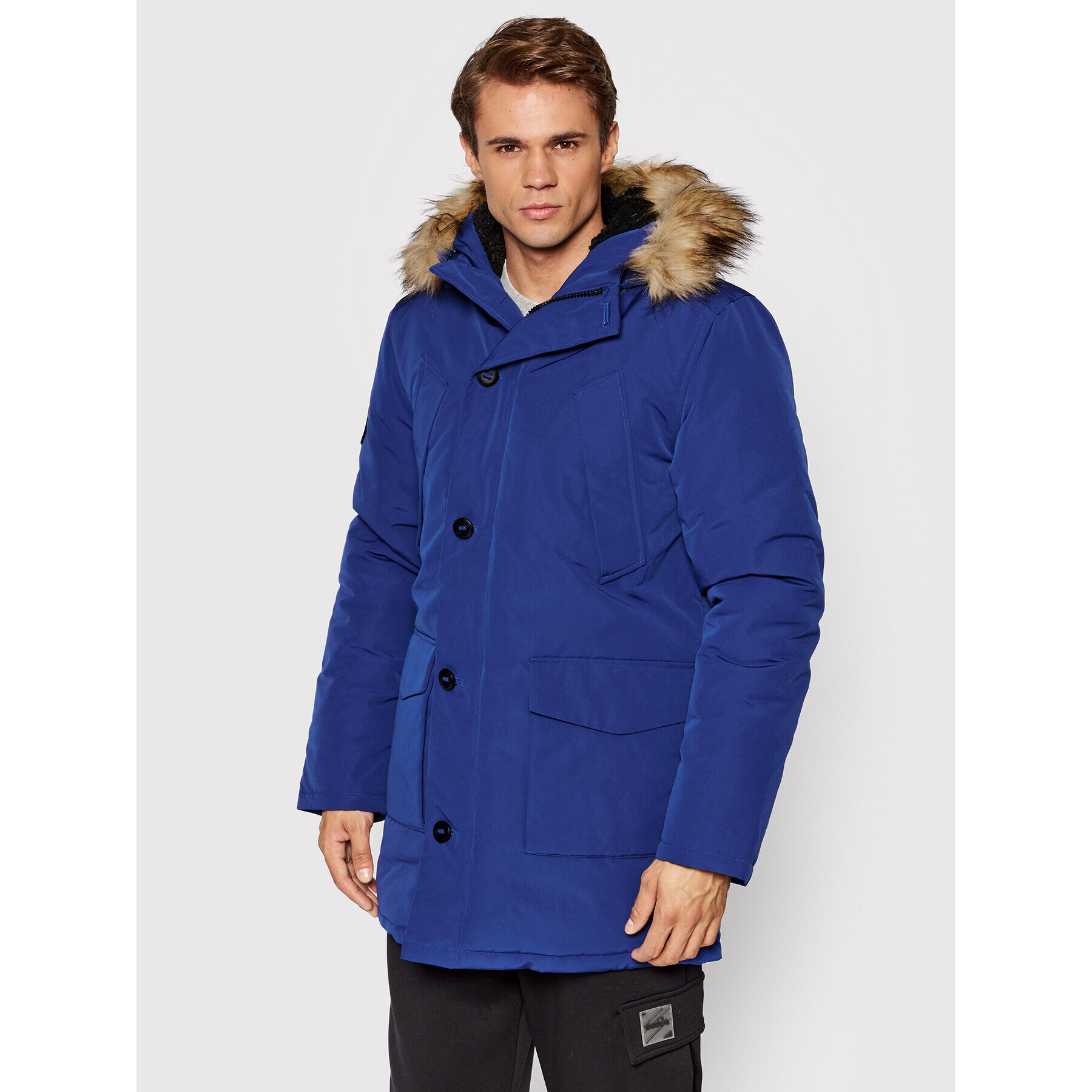 Superdry Парка Everest M5011192A Син Regular Fit - Pepit.bg