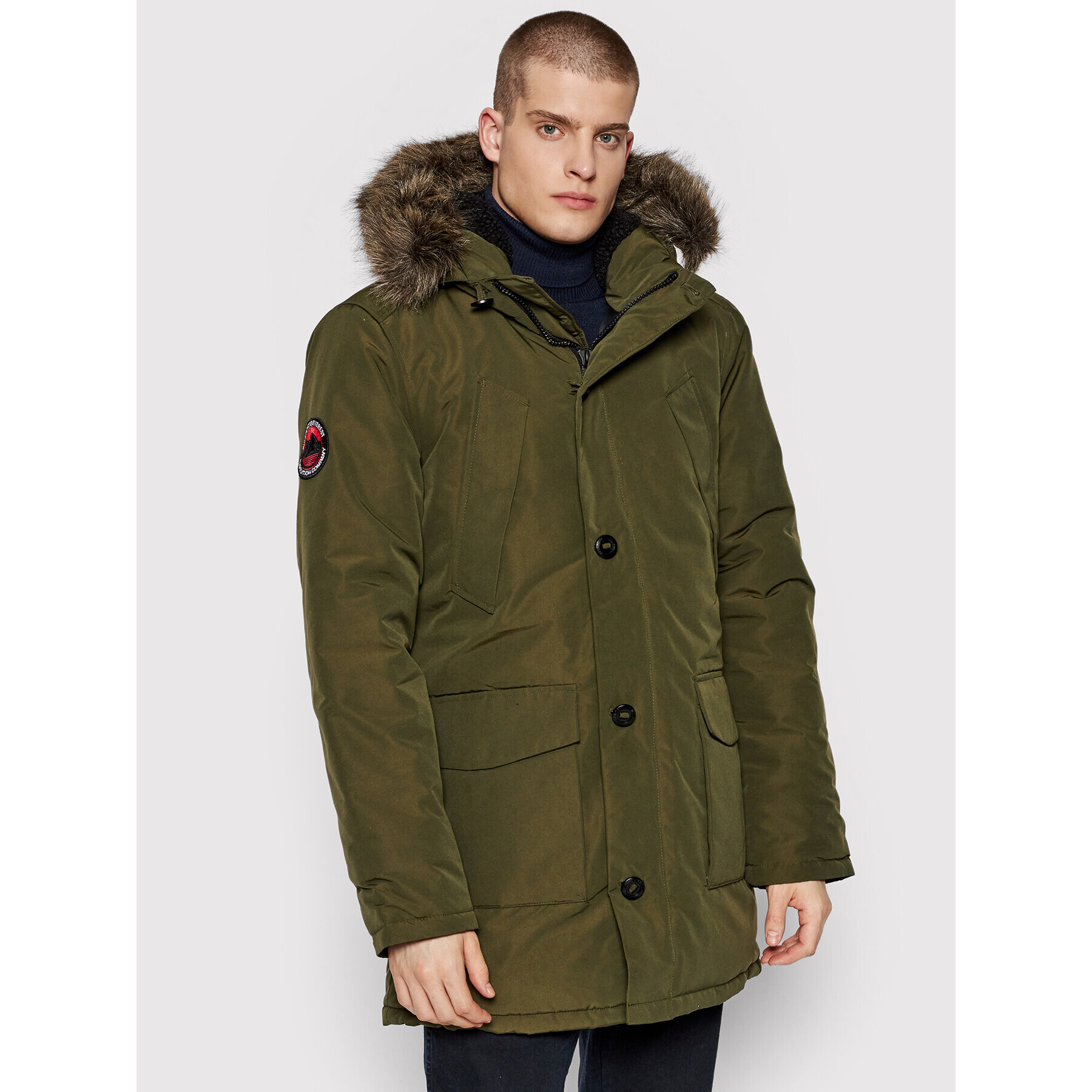 Superdry Парка Everest M5011192A Зелен Regular Fit - Pepit.bg