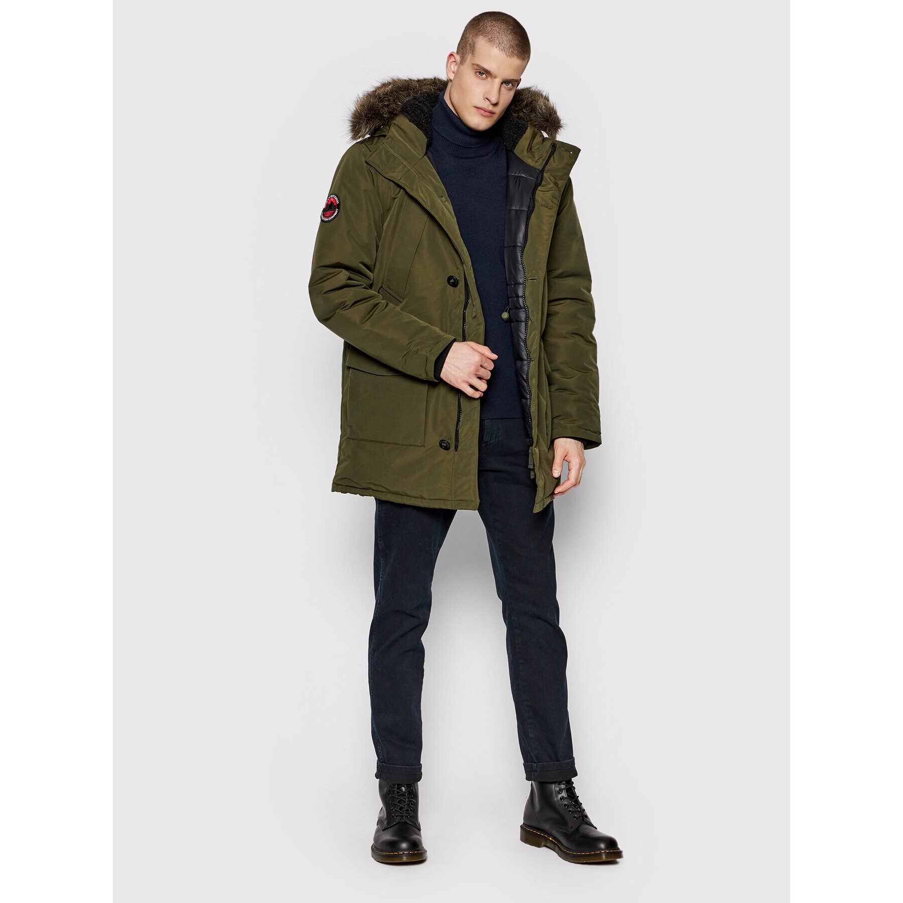 Superdry Парка Everest M5011192A Зелен Regular Fit - Pepit.bg