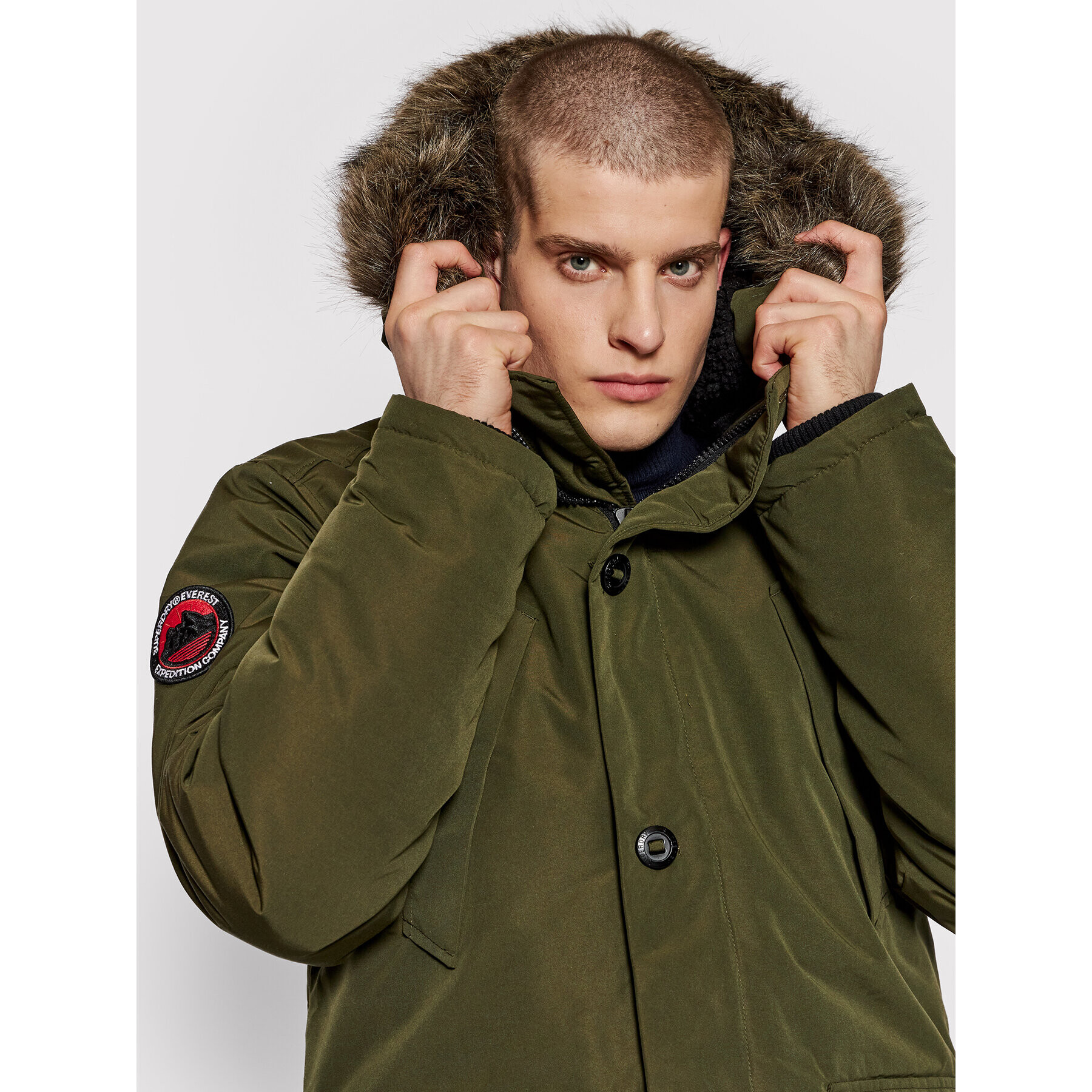 Superdry Парка Everest M5011192A Зелен Regular Fit - Pepit.bg