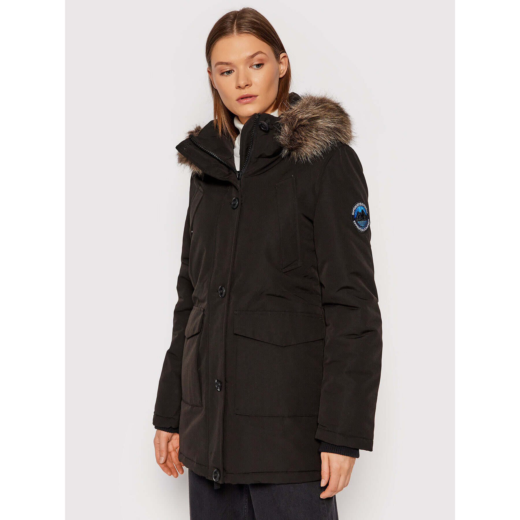 Superdry Парка Everest W5010978A Черен Regular Fit - Pepit.bg
