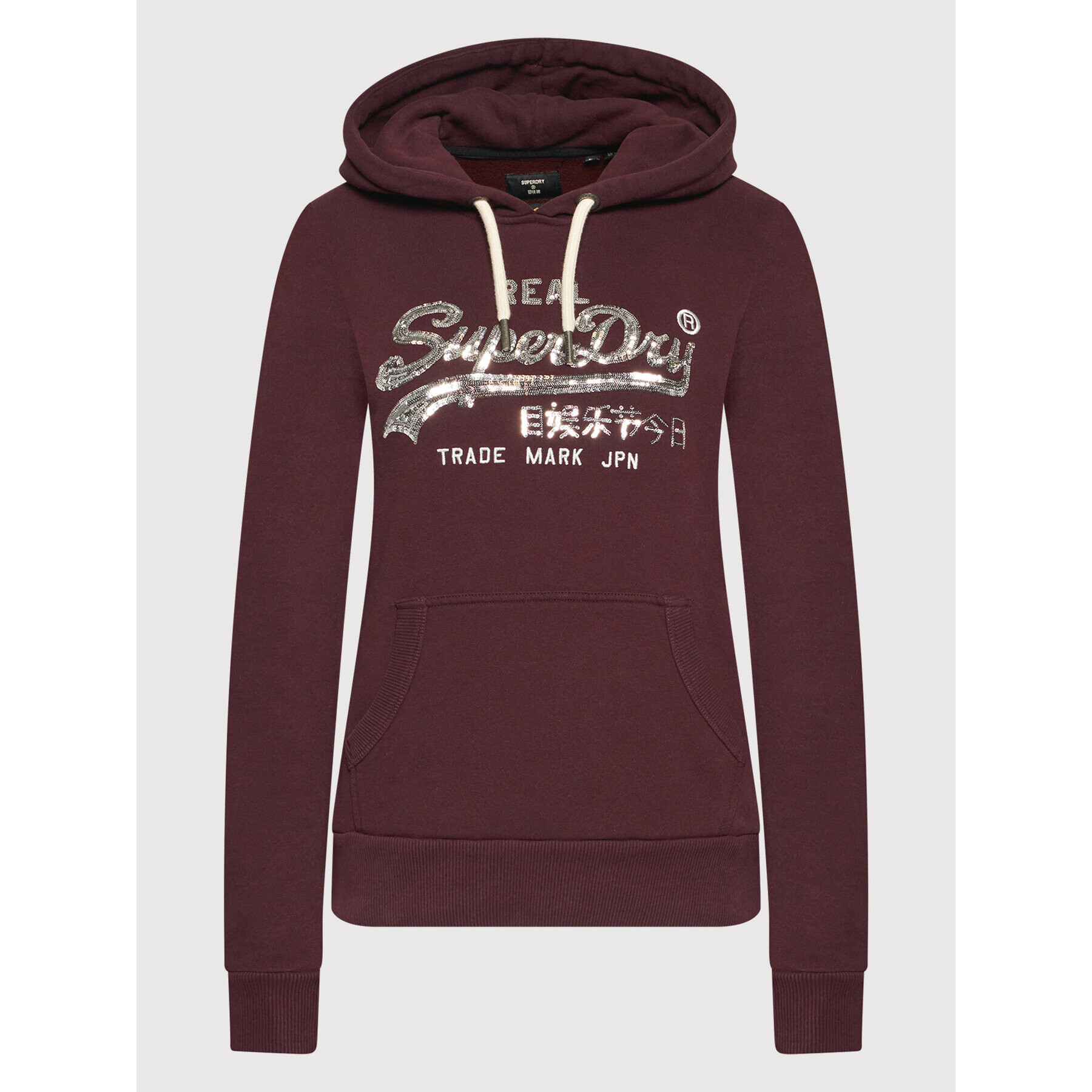 Superdry Суитшърт Boho Sparkle W2011251A Бордо Regular Fit - Pepit.bg