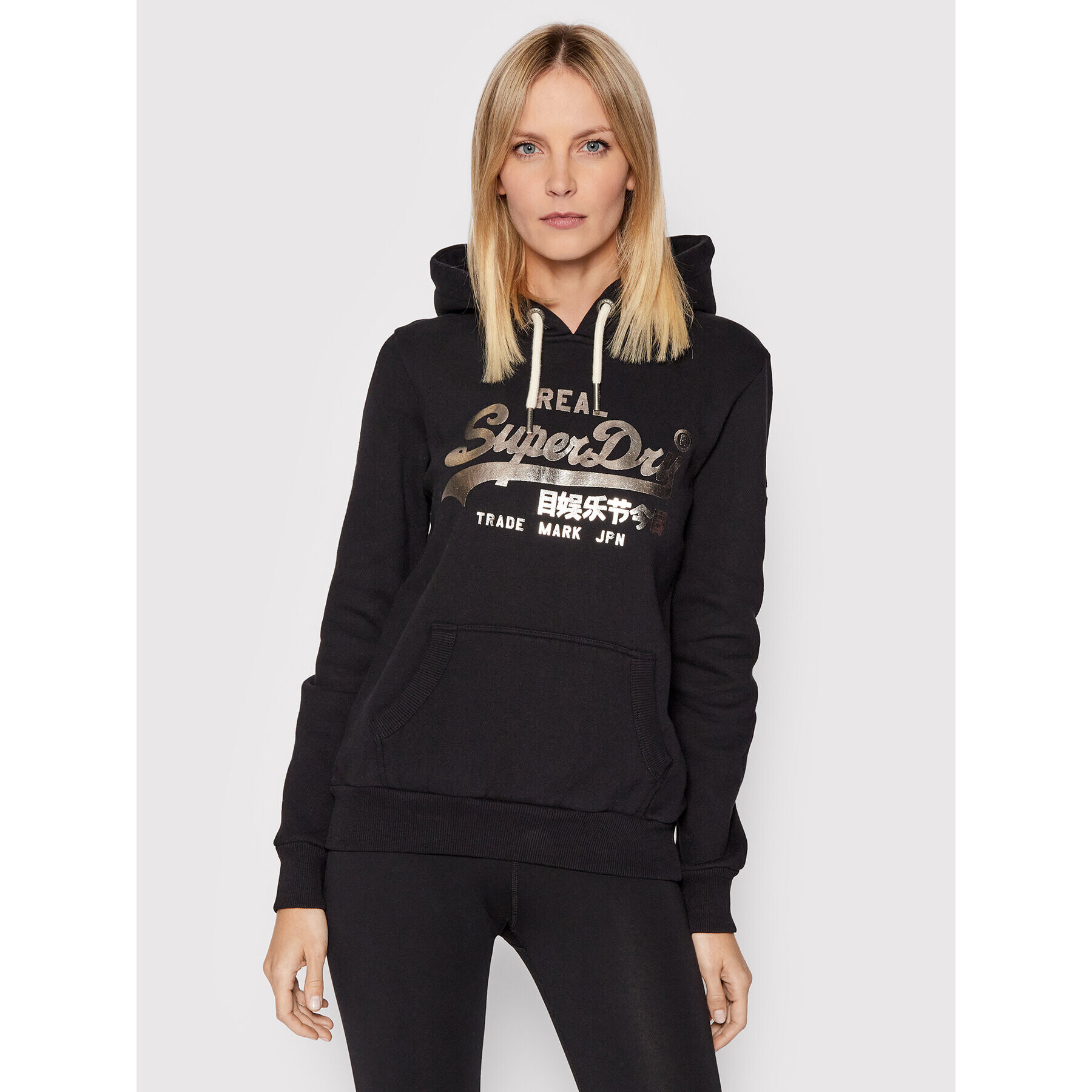 Superdry Суитшърт Boho Sparkle W2011251A Черен Regular Fit - Pepit.bg