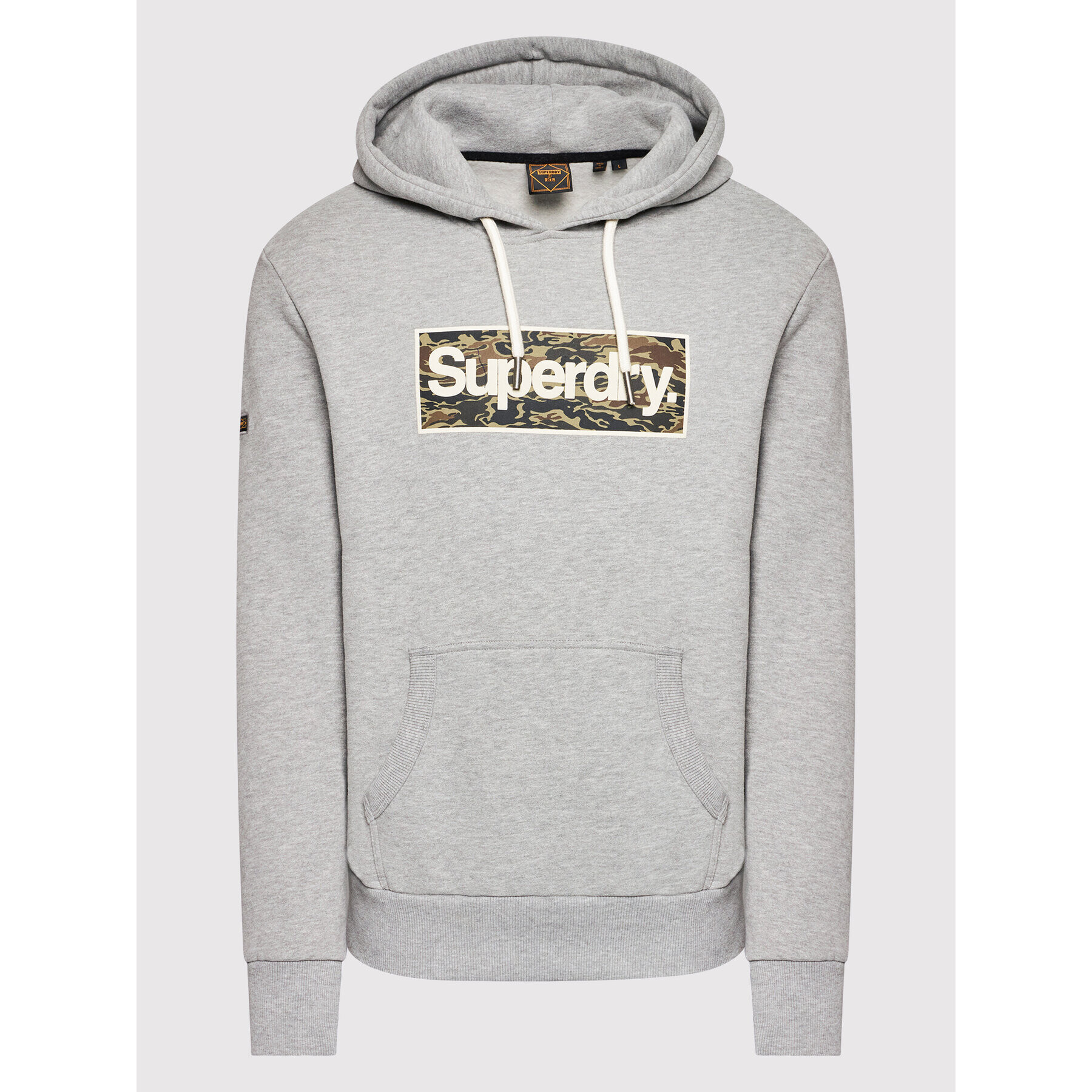 Superdry Суитшърт Cl Infill M2011737A Сив Regular Fit - Pepit.bg