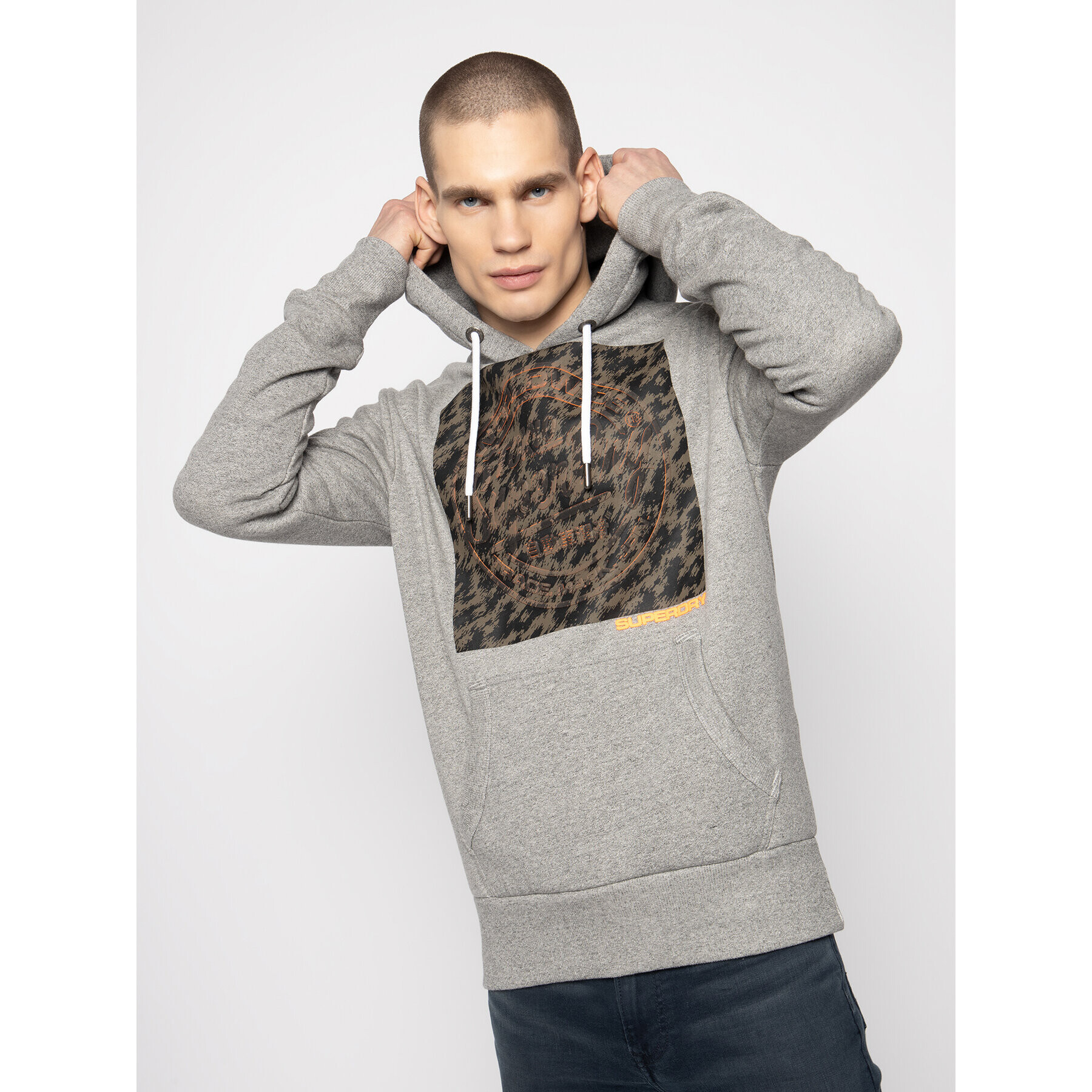 Superdry Суитшърт Pheonix M2000123A Сив Regular Fit - Pepit.bg