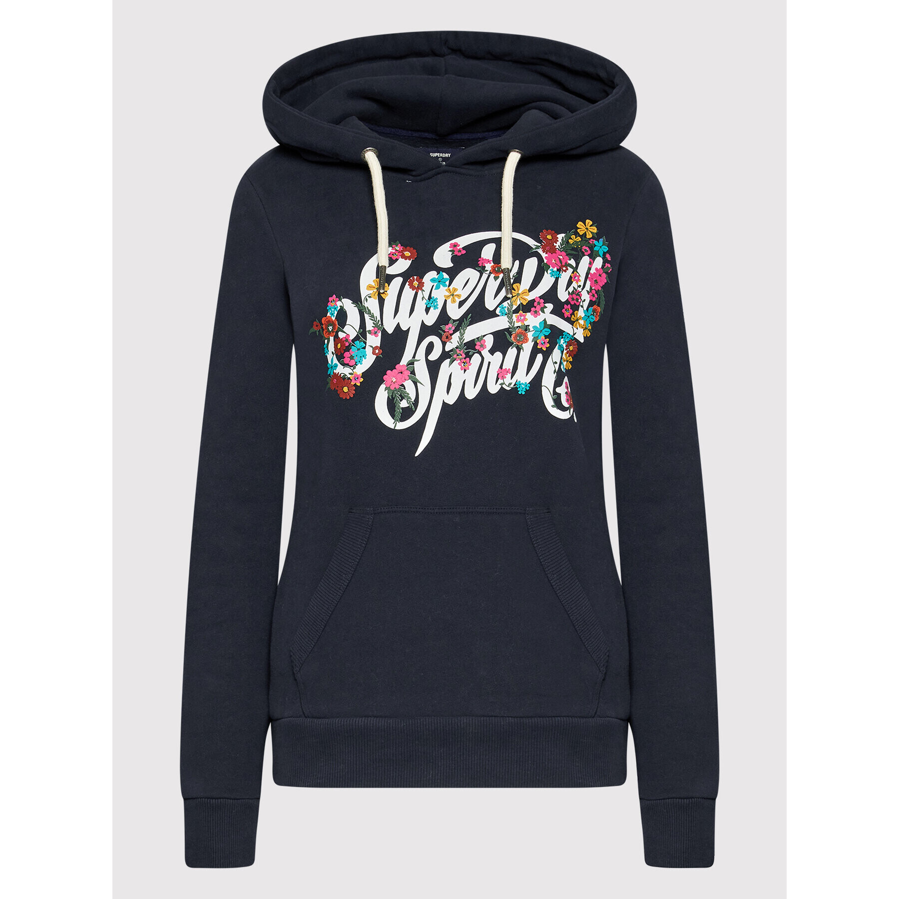 Superdry Суитшърт Script Style W2011253A Тъмносин Regular Fit - Pepit.bg