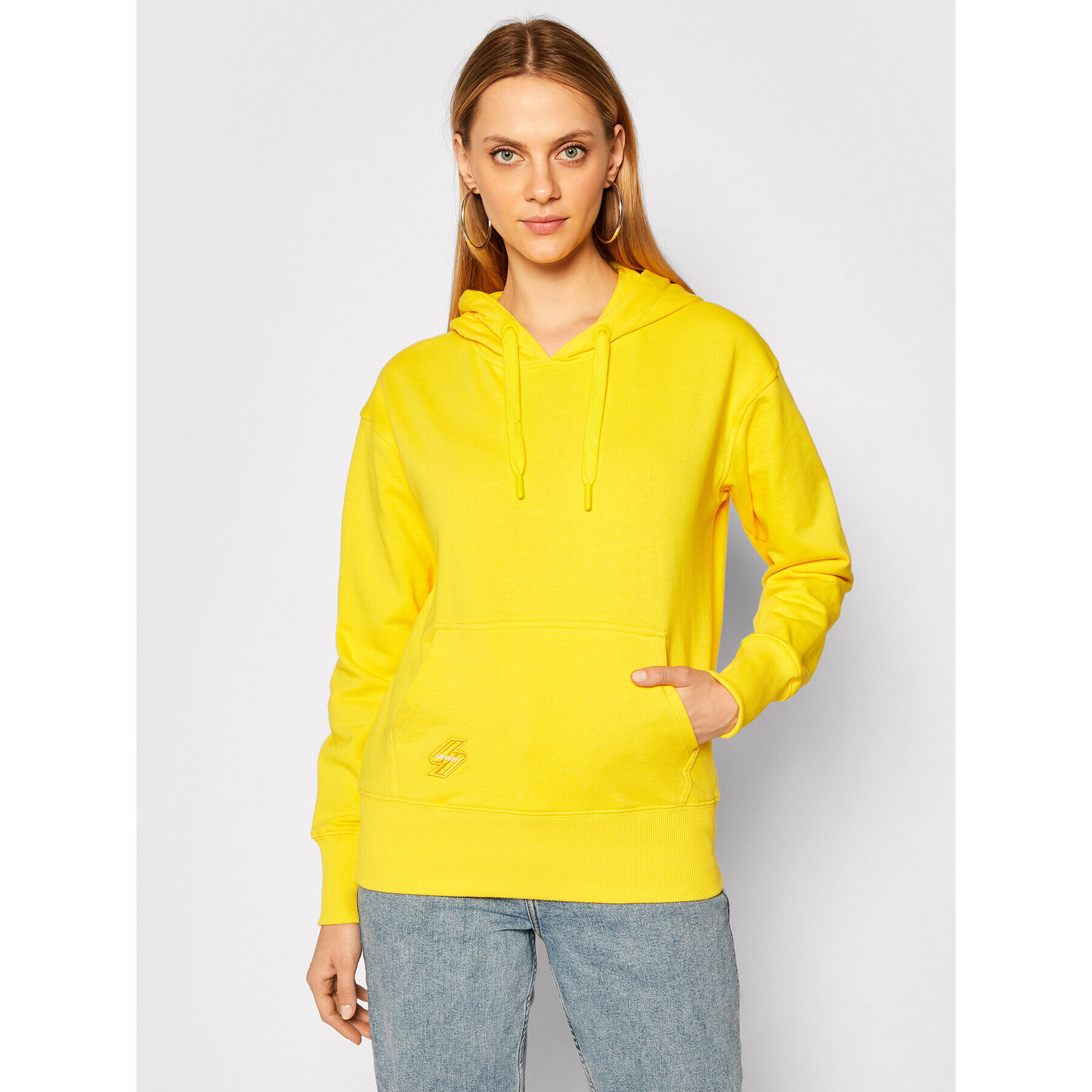 Superdry Суитшърт Sportstyle W2010334A Жълт Regular Fit - Pepit.bg