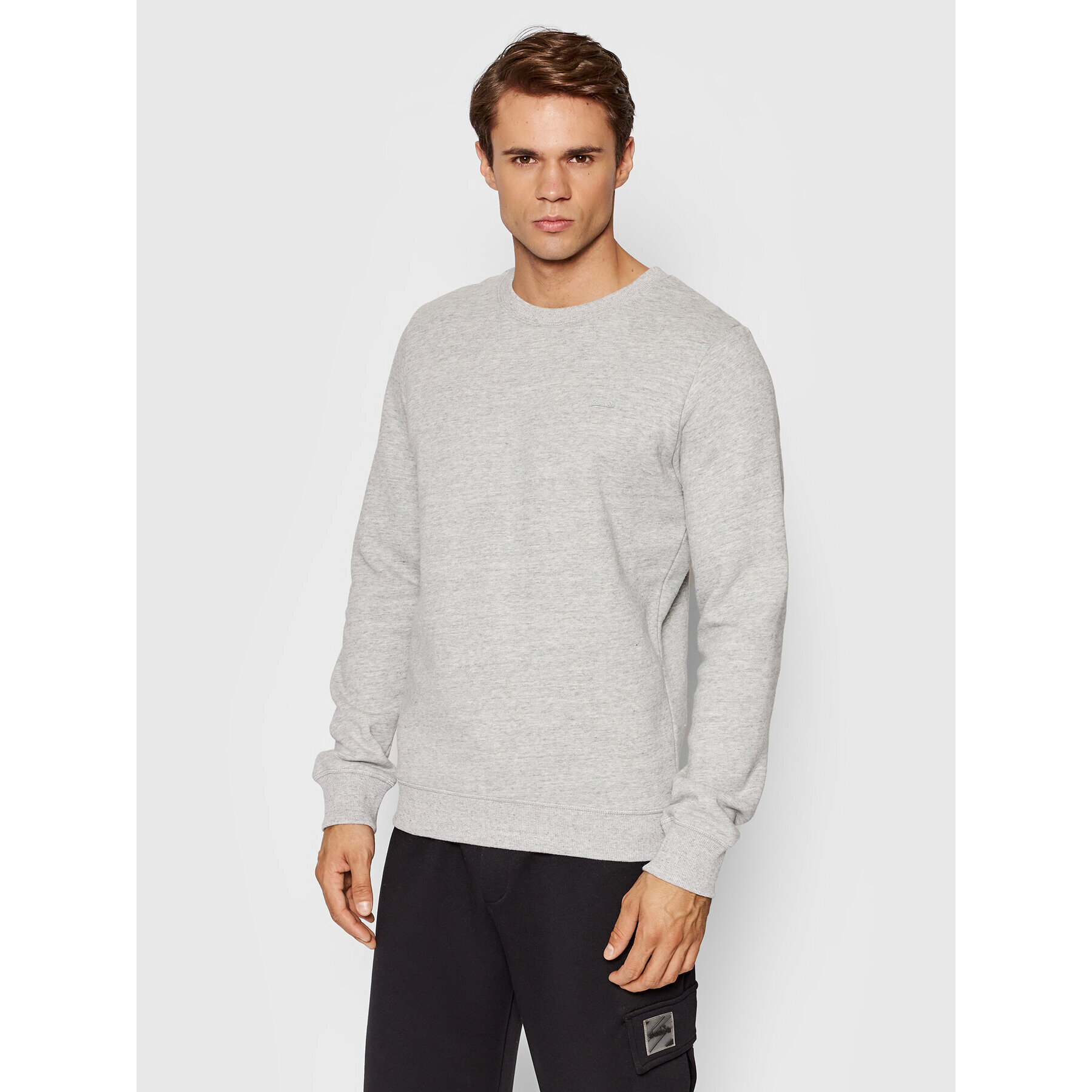 Superdry Суитшърт Vintage Logo M2011479A Сив Regular Fit - Pepit.bg
