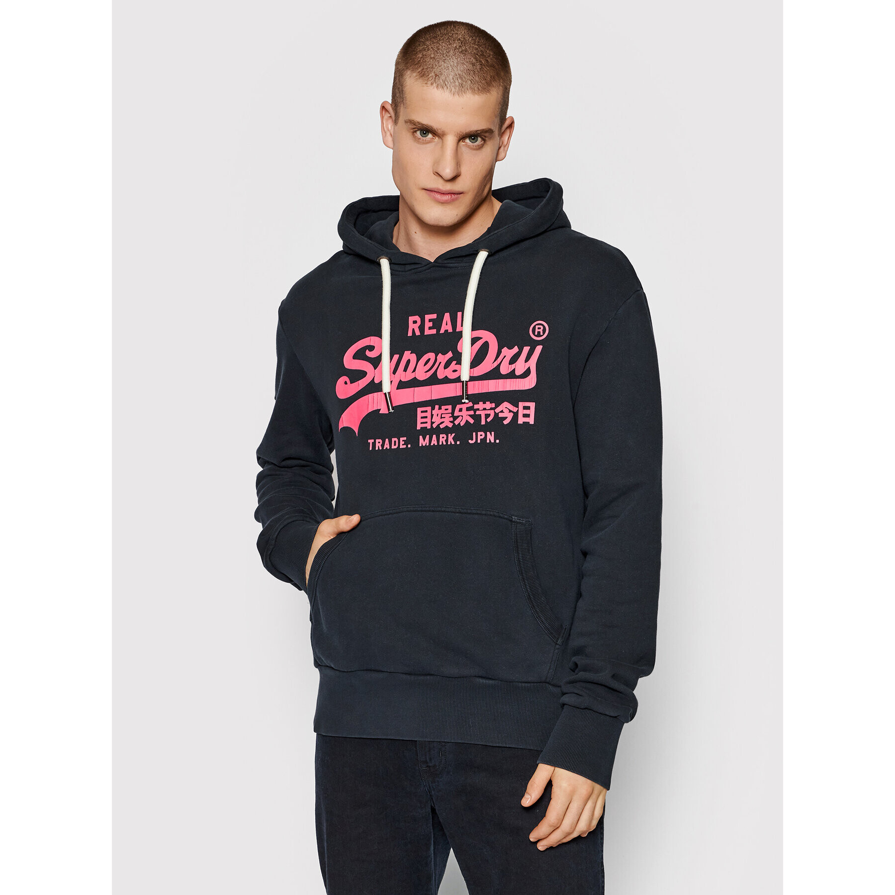 Superdry Суитшърт Vl Ac M2011862A Тъмносин Regular Fit - Pepit.bg