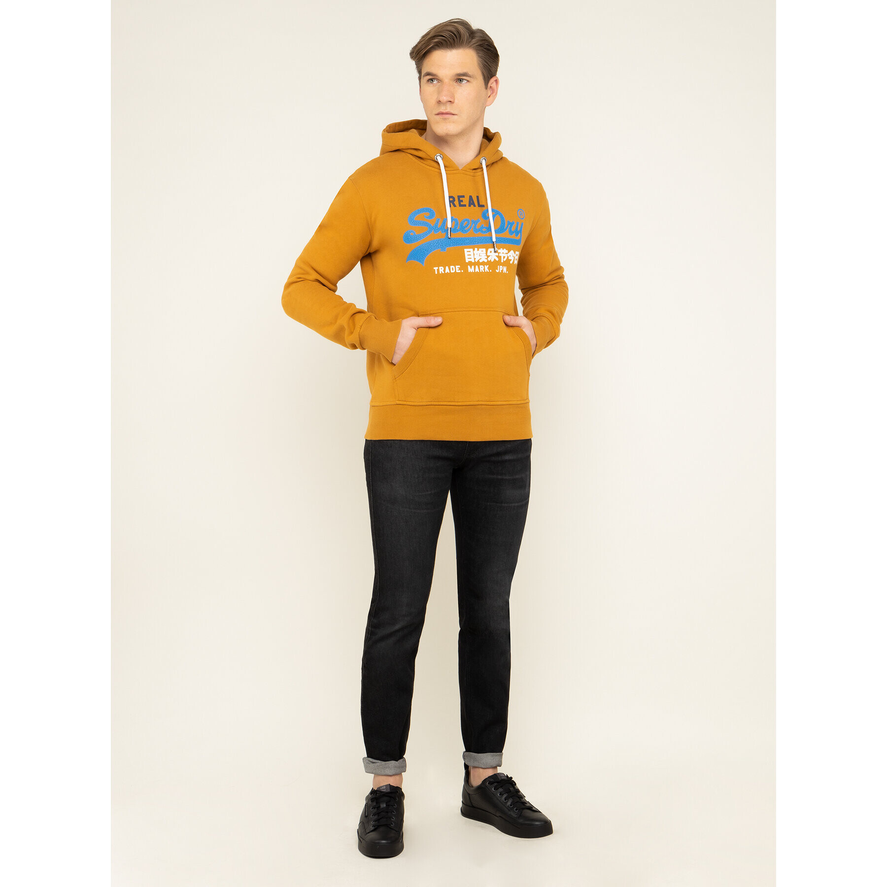 Superdry Суитшърт Vl Desert Hood M2000130A Кафяв Regular Fit - Pepit.bg