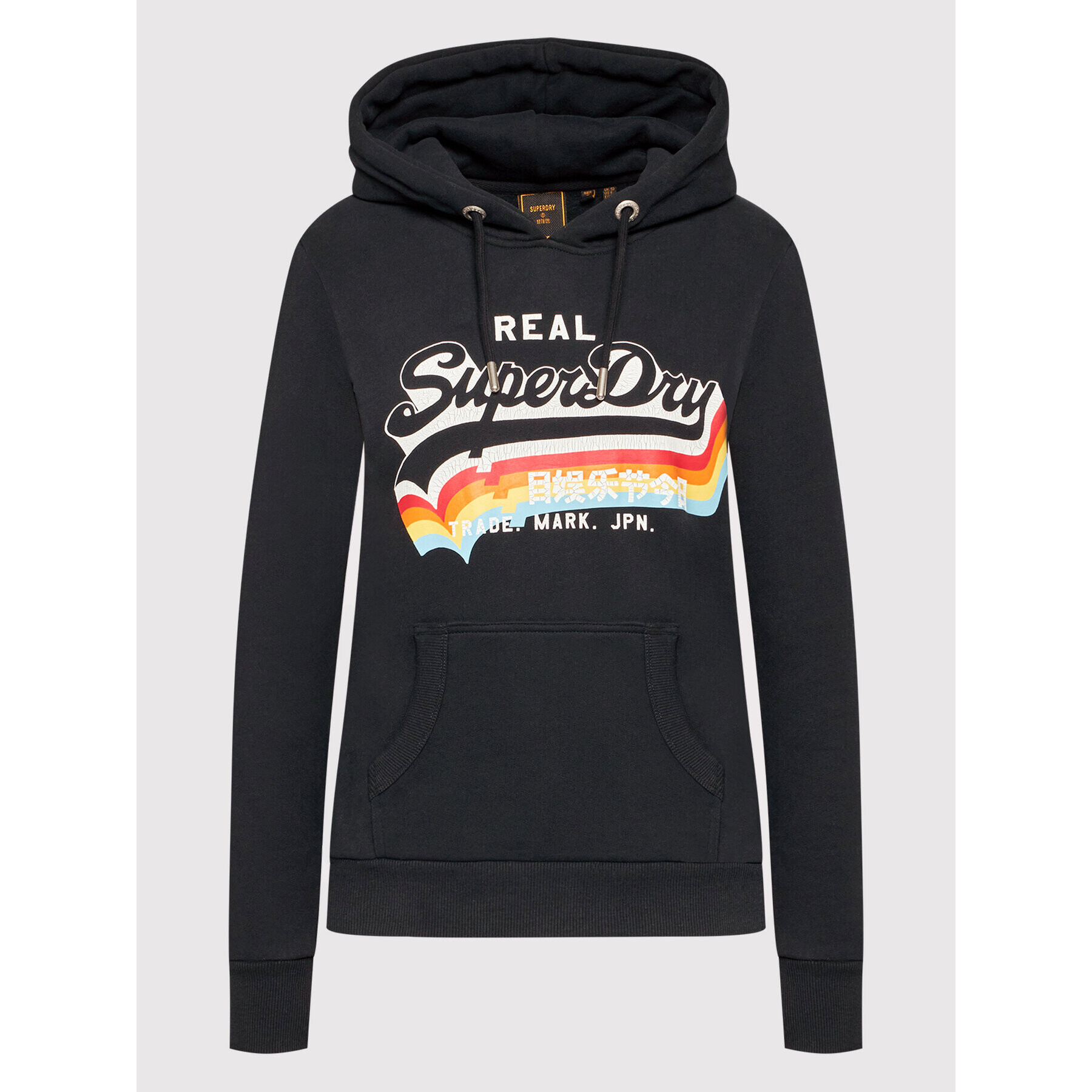 Superdry Суитшърт Vl Hood W2010455A Тъмносин Regular Fit - Pepit.bg