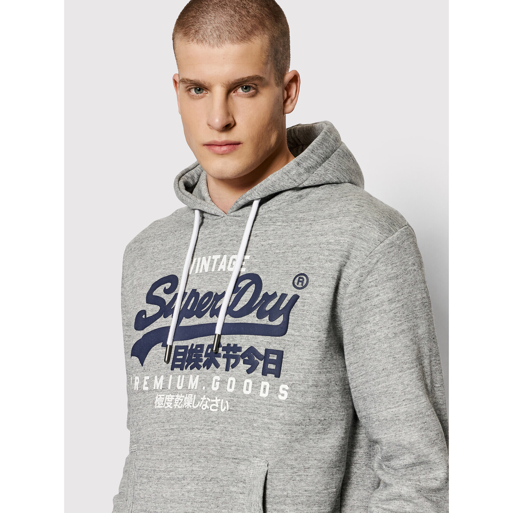 Superdry Суитшърт Vl M2011885A Сив Regular Fit - Pepit.bg