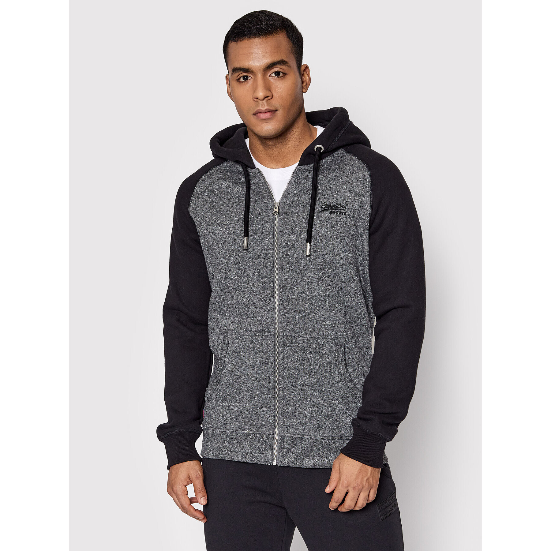 Superdry Суитшърт Vle Baseball M2011448A Сив Regular Fit - Pepit.bg