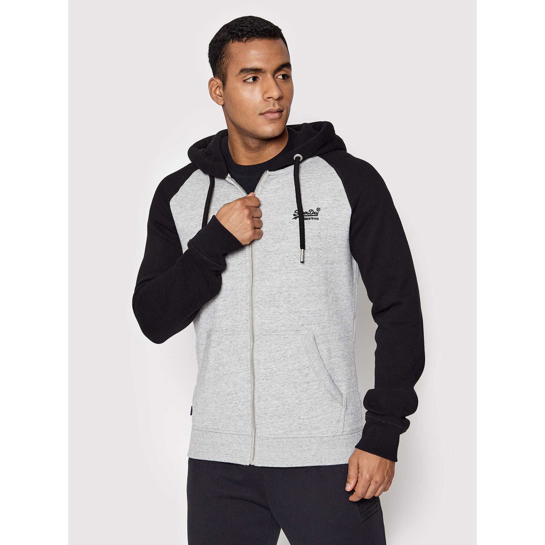 Superdry Суитшърт Vle Baseball M2011448A Сив Regular Fit - Pepit.bg