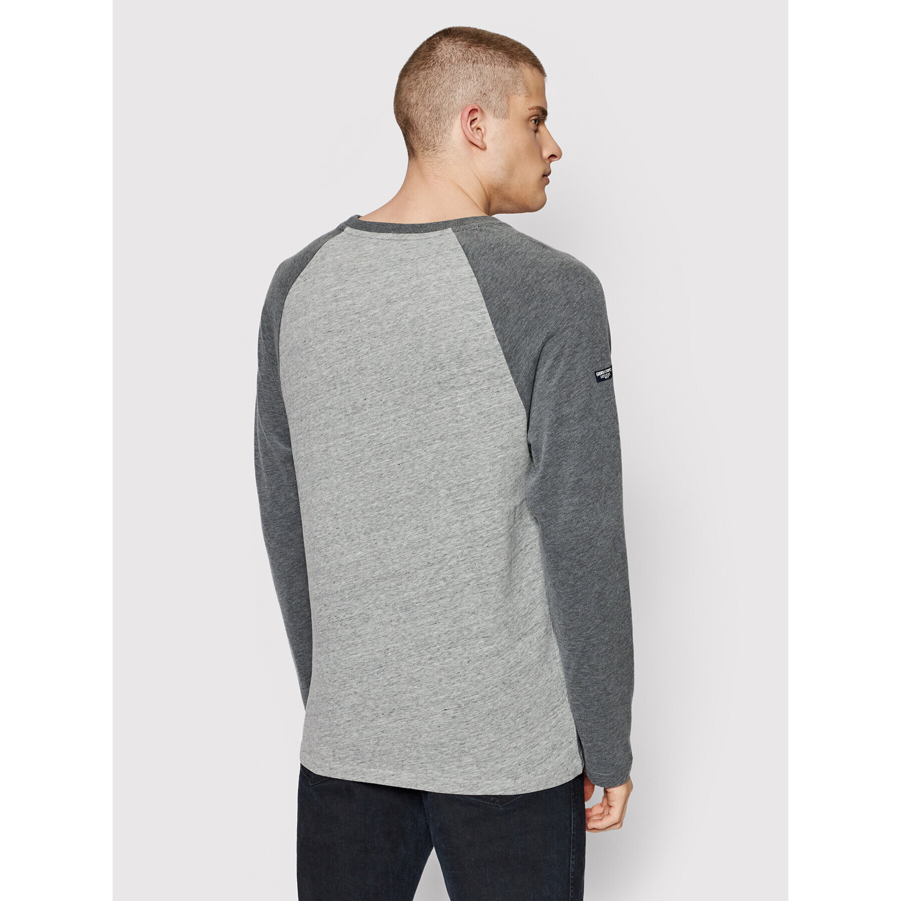 Superdry Тениска с дълъг ръкав Raglan M6010608A Сив Regular Fit - Pepit.bg