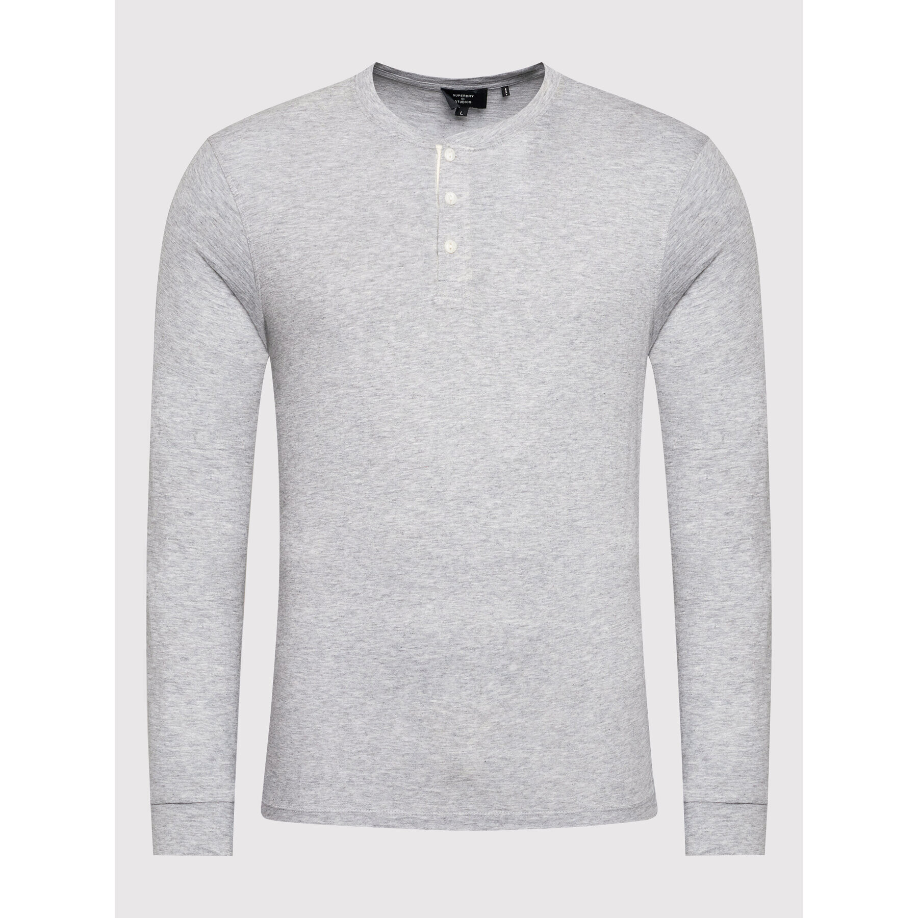 Superdry Тениска с дълъг ръкав Studios Slub M6010619A Сив Regular Fit - Pepit.bg