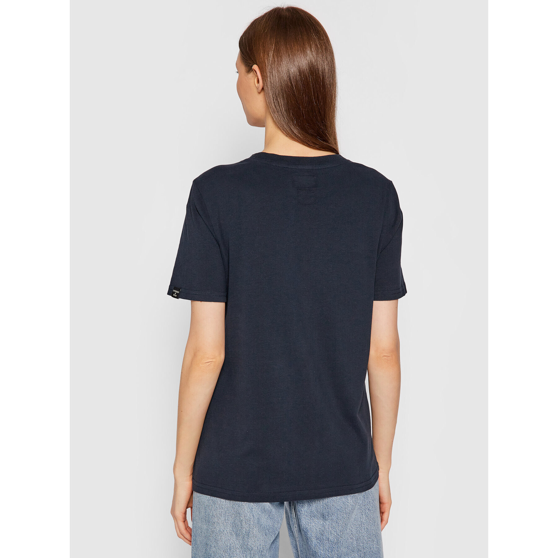 Superdry Тишърт Boho Sparkle Tee W1010731A Тъмносин Regular Fit - Pepit.bg