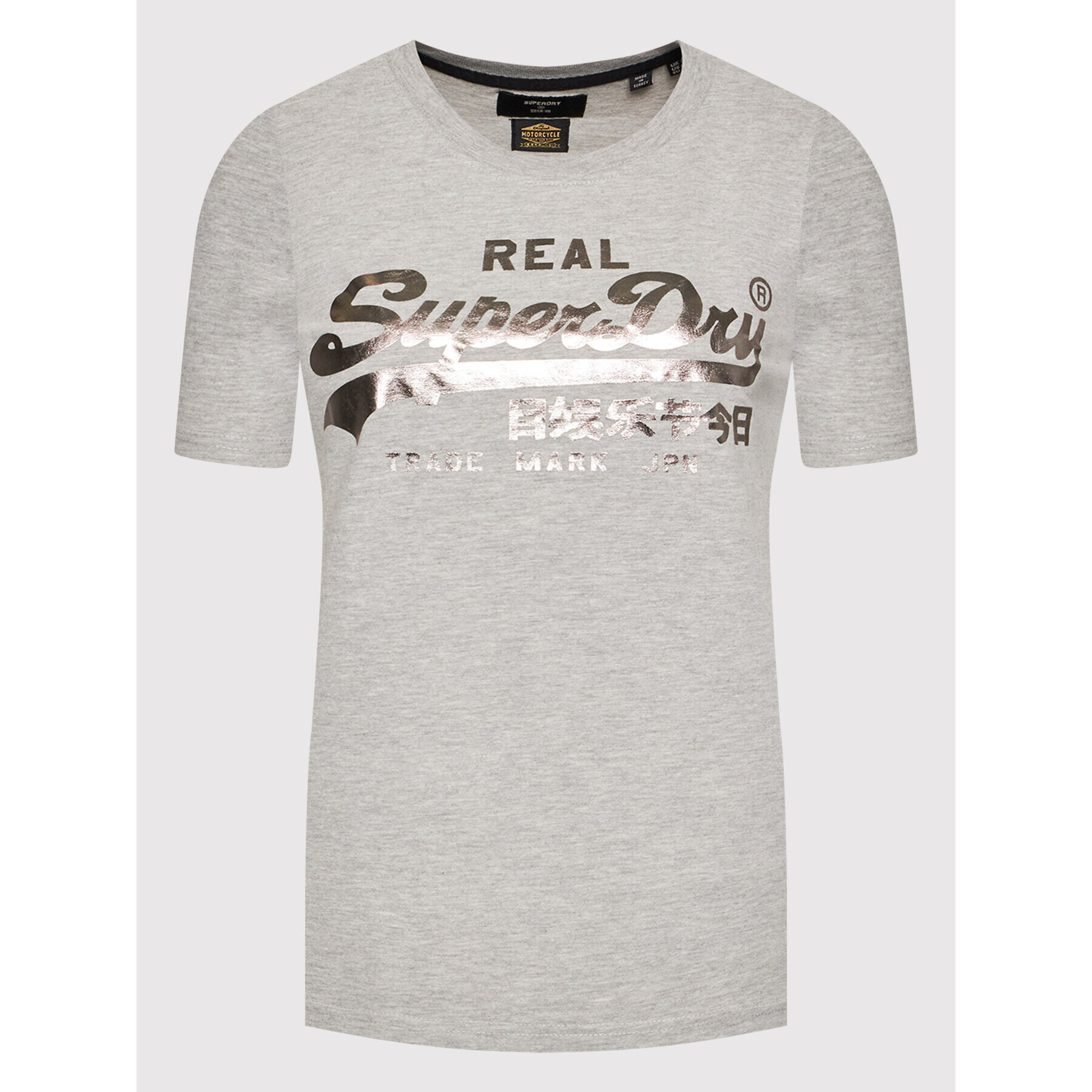 Superdry Тишърт Boho Sparkle W1010731A Сив Regular Fit - Pepit.bg