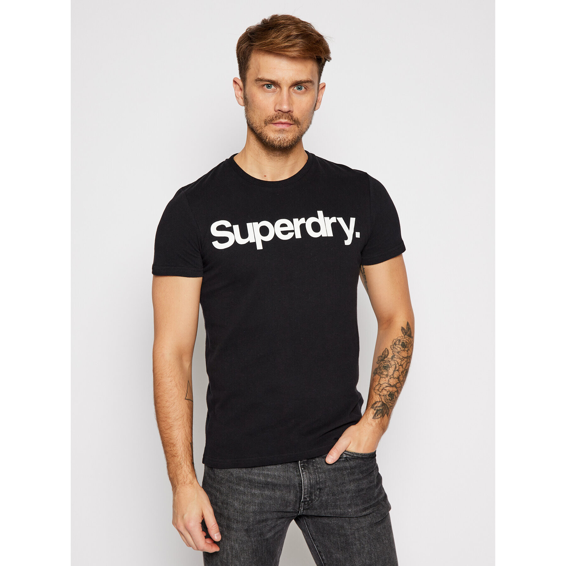 Superdry Тишърт Cl Ns M1010248A Черен Regular Fit - Pepit.bg