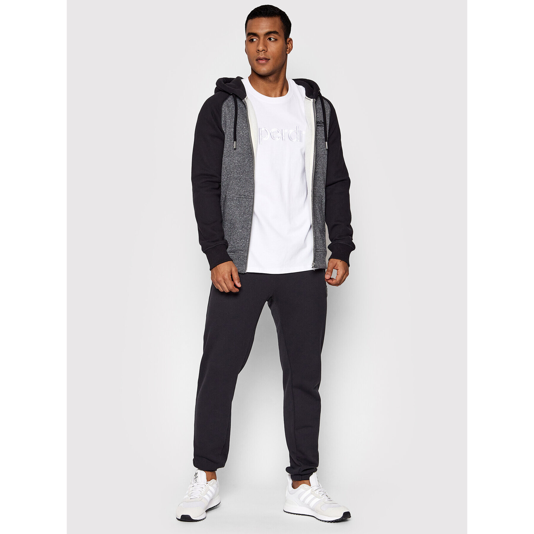 Superdry Тишърт Cl Source M1011213A Бял Regular Fit - Pepit.bg