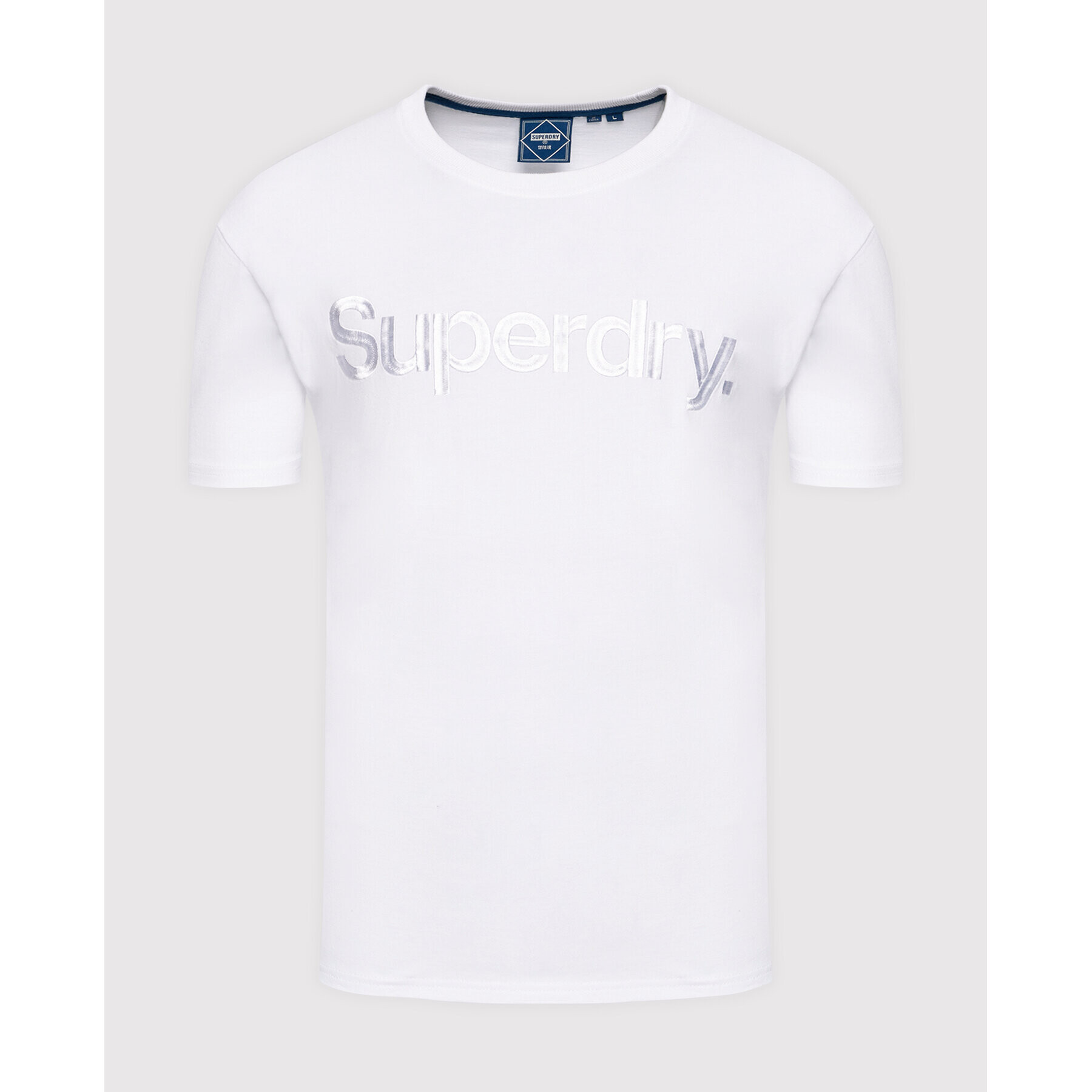 Superdry Тишърт Cl Source M1011213A Бял Regular Fit - Pepit.bg