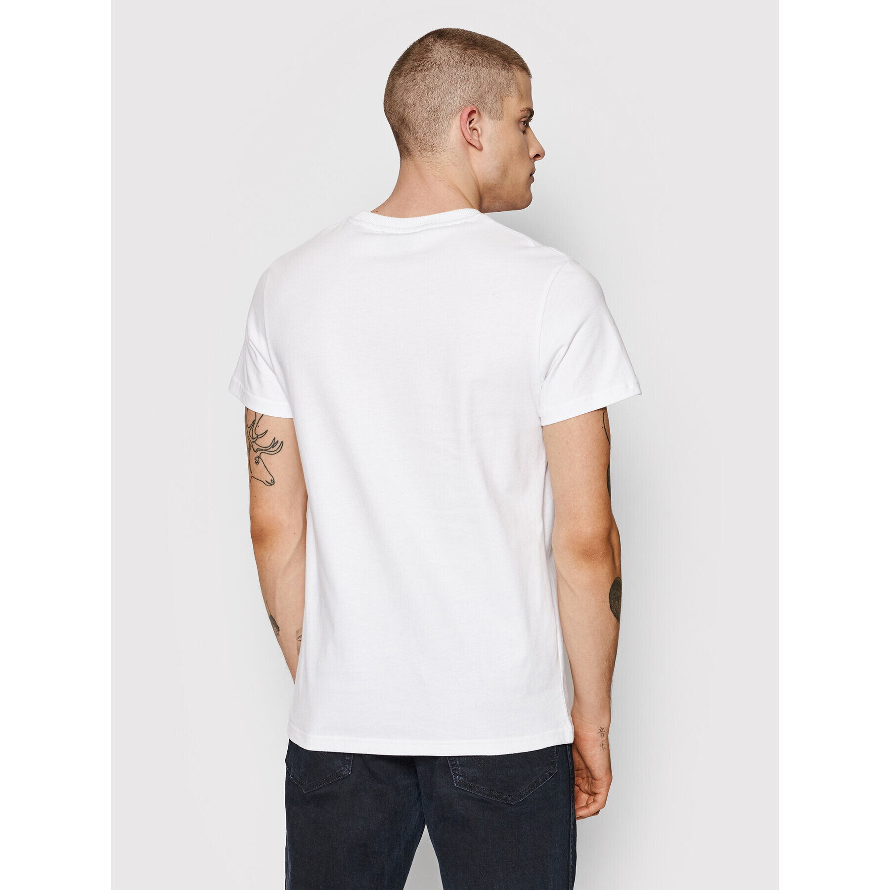 Superdry Тишърт Cl Tee M1011355A Бял Regular Fit - Pepit.bg