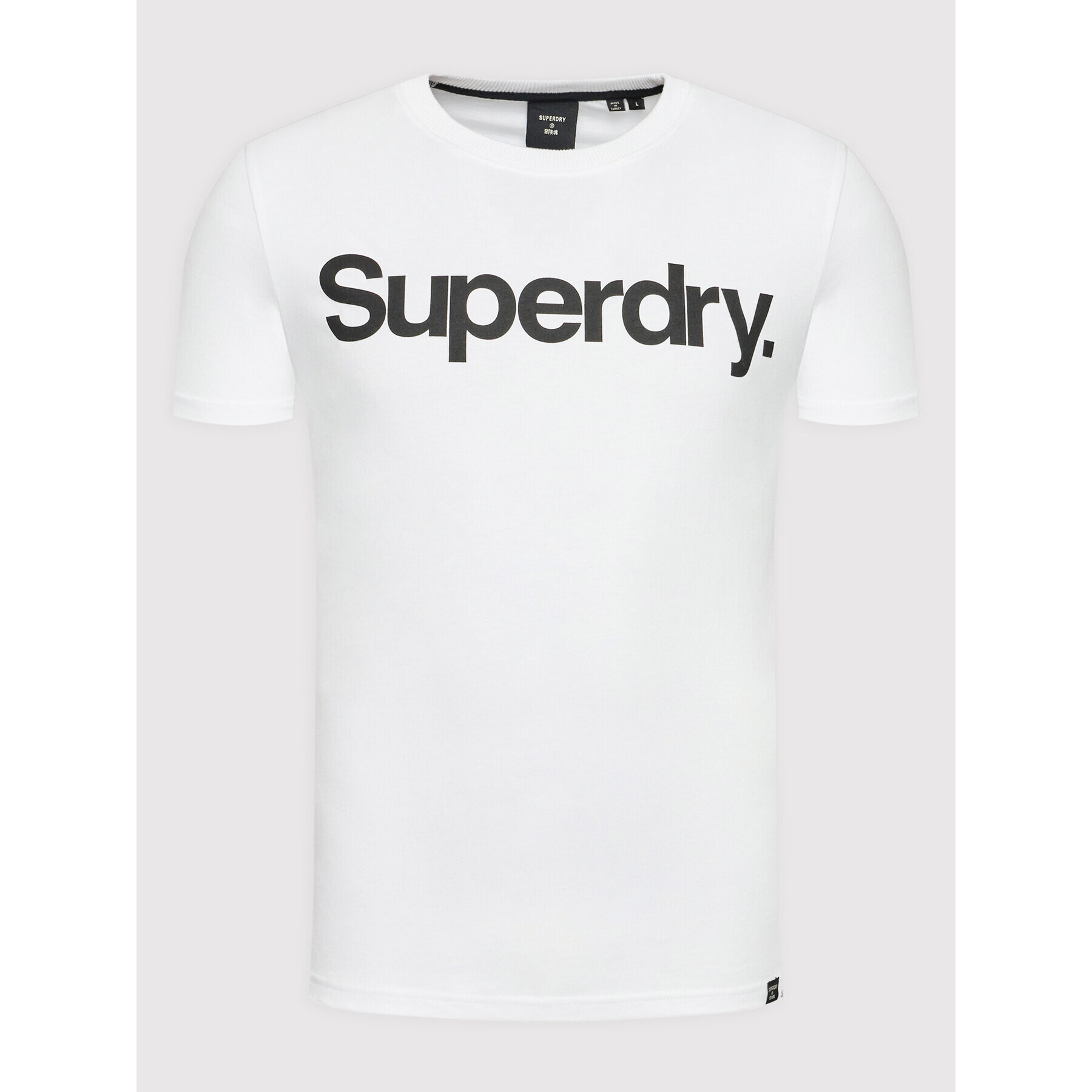 Superdry Тишърт Cl Tee M1011355A Бял Regular Fit - Pepit.bg