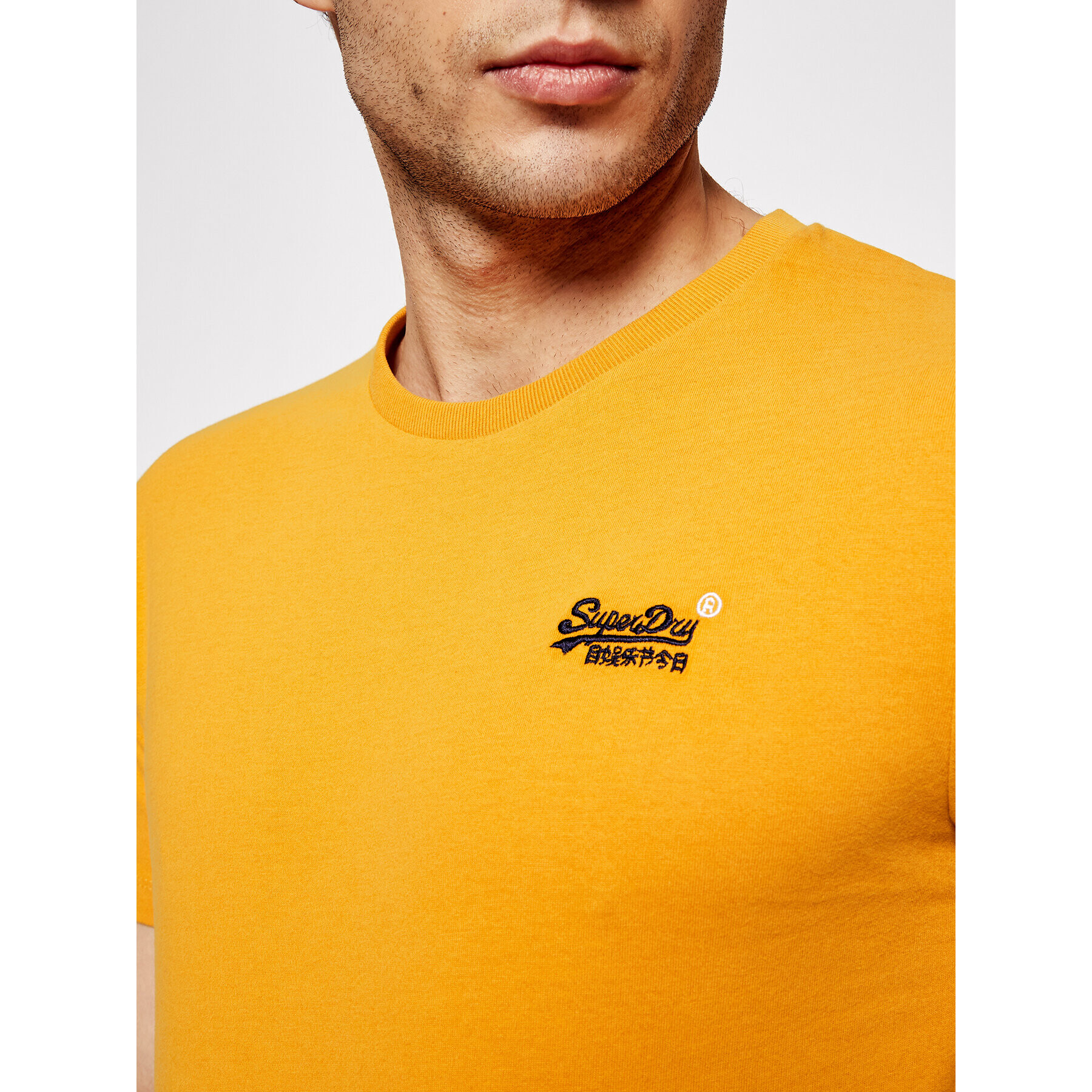 Superdry Тишърт Ol Vintage Emb Tee M1000020A Жълт Regular Fit - Pepit.bg