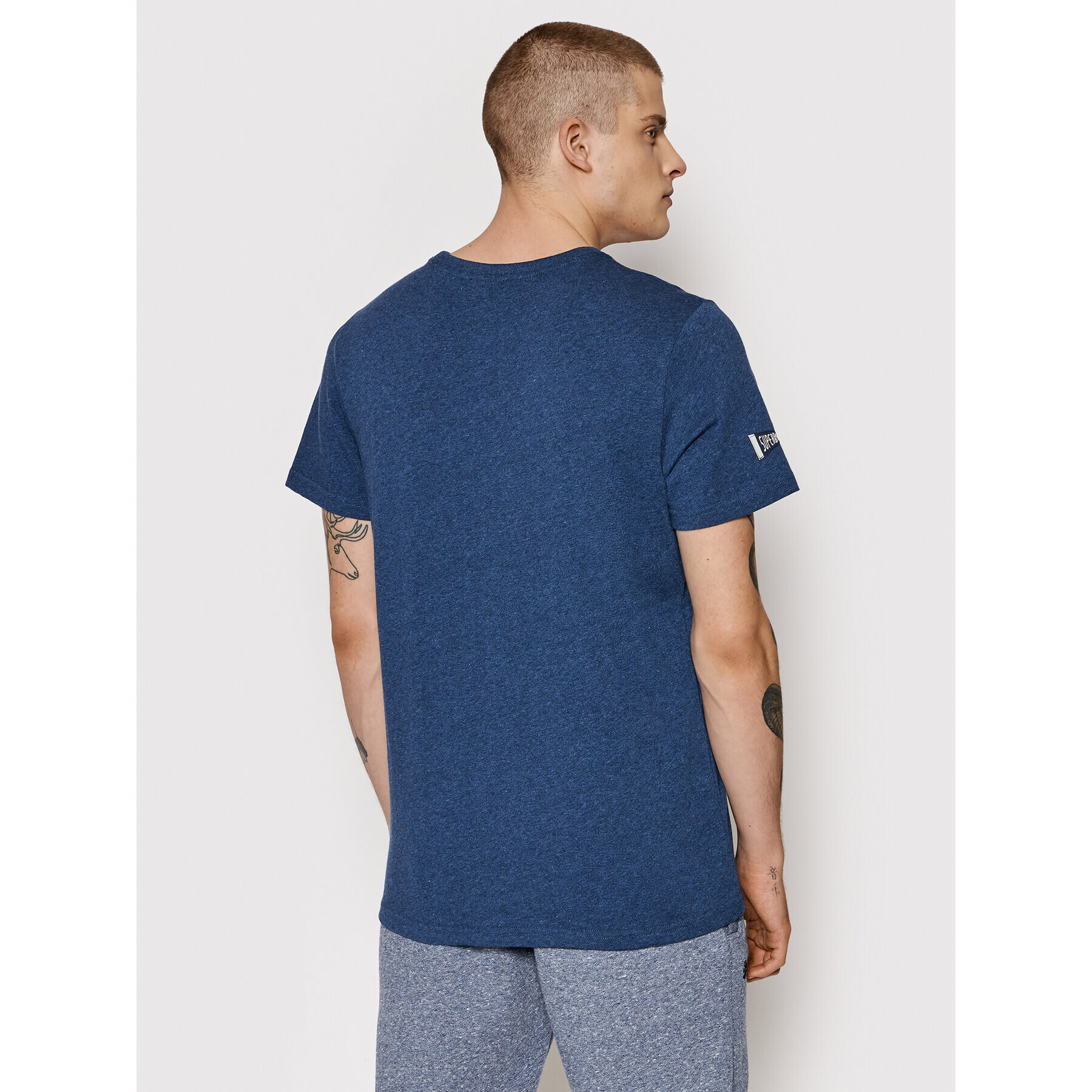 Superdry Тишърт Source M1011158A Син Regular Fit - Pepit.bg