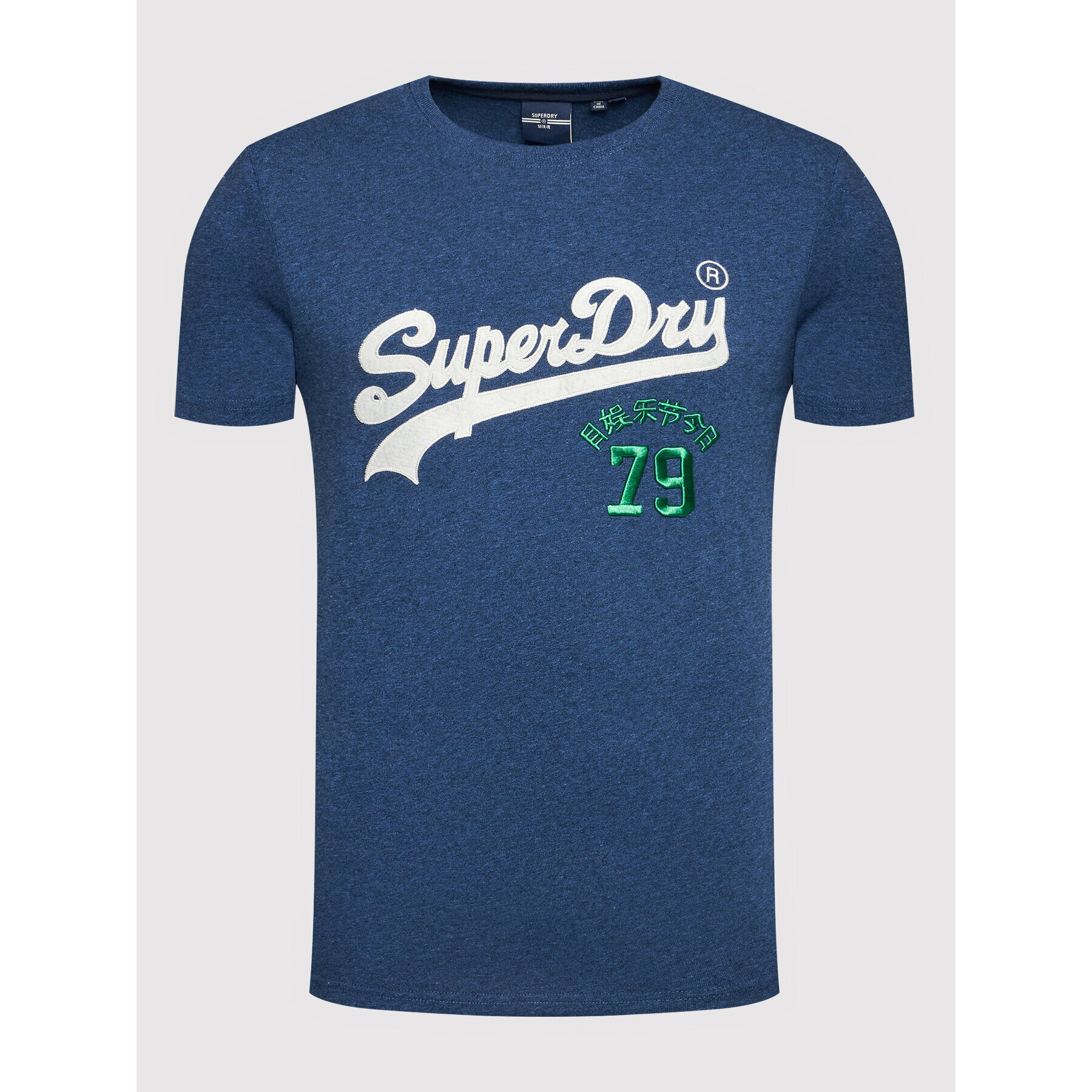 Superdry Тишърт Source M1011158A Син Regular Fit - Pepit.bg